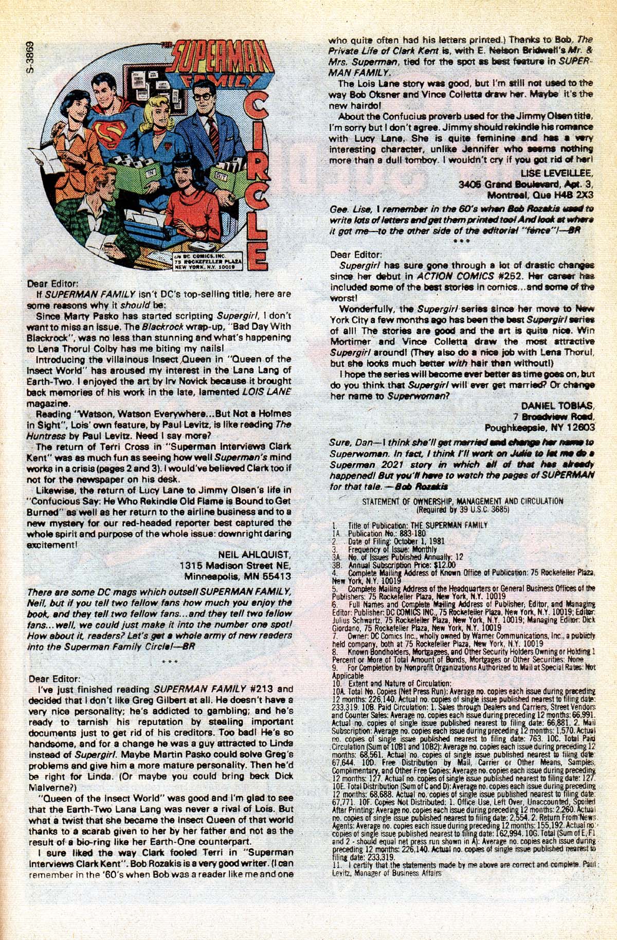 Read online The Superman Family comic -  Issue #218 - 49