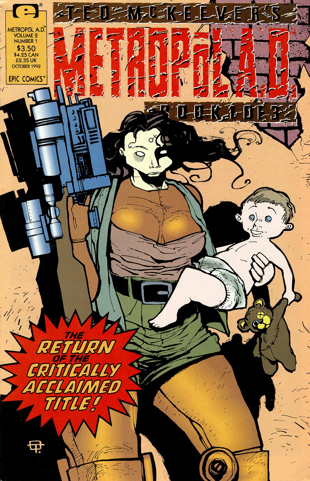 Read online Ted McKeever's Metropol AD comic -  Issue #1 - 1