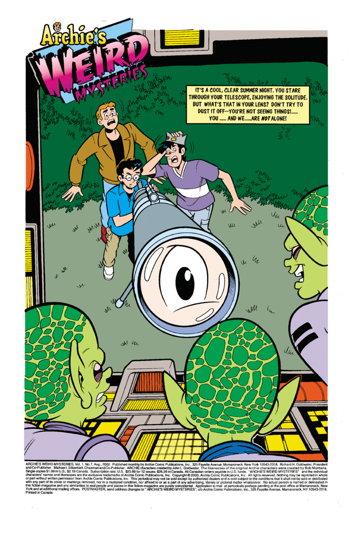 Read online Archie's Weird Mysteries comic -  Issue #7 - 2