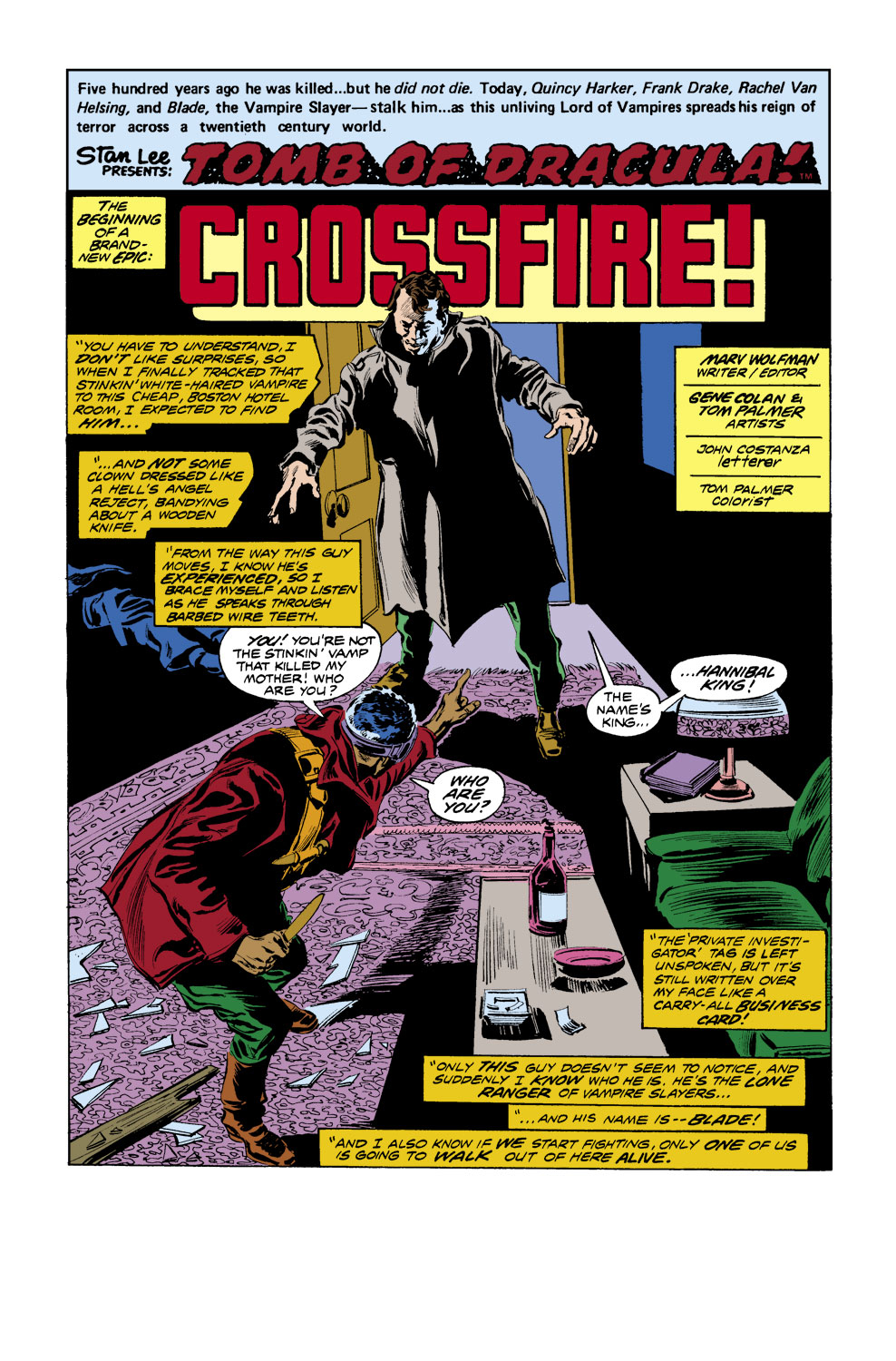 Read online Tomb of Dracula (1972) comic -  Issue #45 - 2