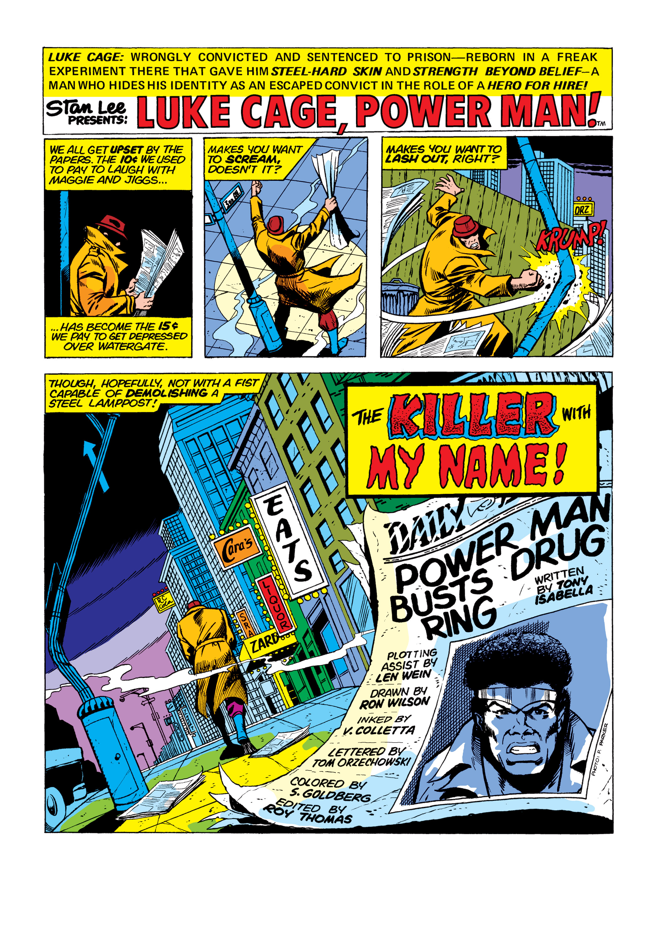 Read online Marvel Masterworks: Luke Cage, Power Man comic -  Issue # TPB 2 (Part 1) - 88