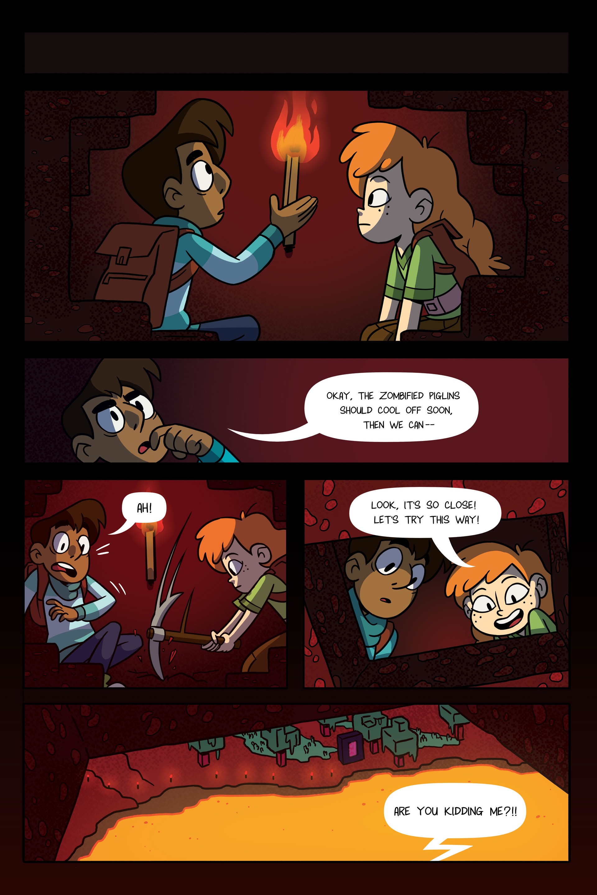 Read online Minecraft: Open World – Into the Nether comic -  Issue # TPB - 60