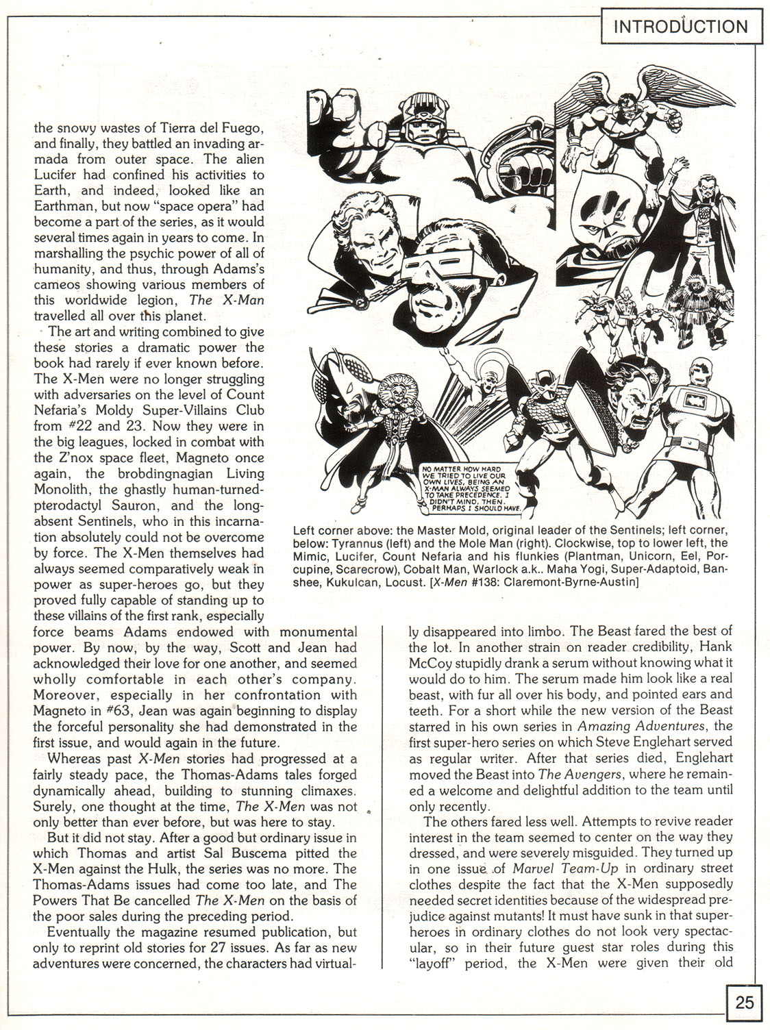 Read online The X-Men Companion comic -  Issue #1 - 25