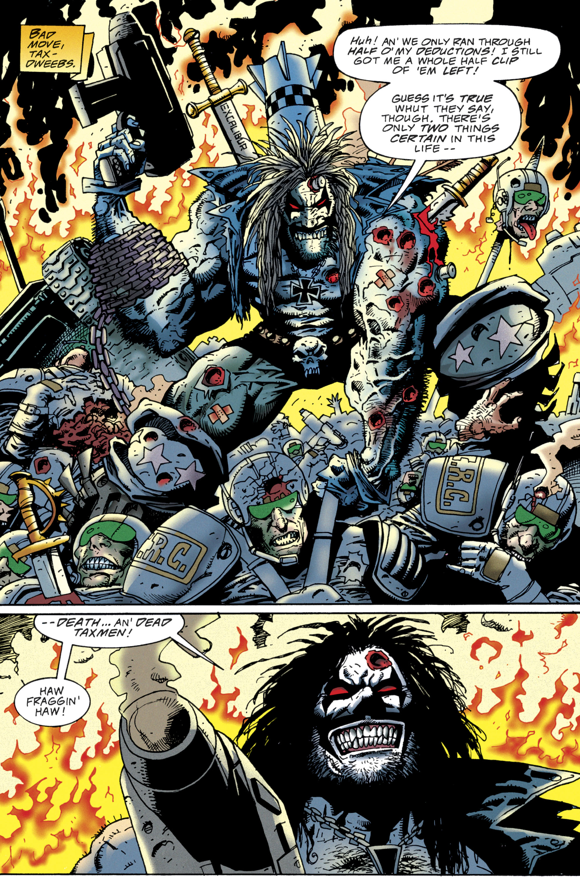Read online Lobo by Keith Giffen & Alan Grant comic -  Issue # TPB 2 (Part 2) - 91