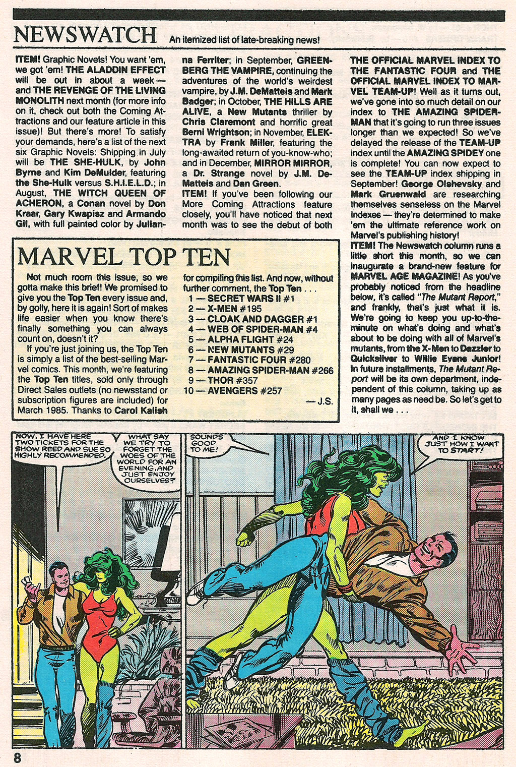 Read online Marvel Age comic -  Issue #30 - 10