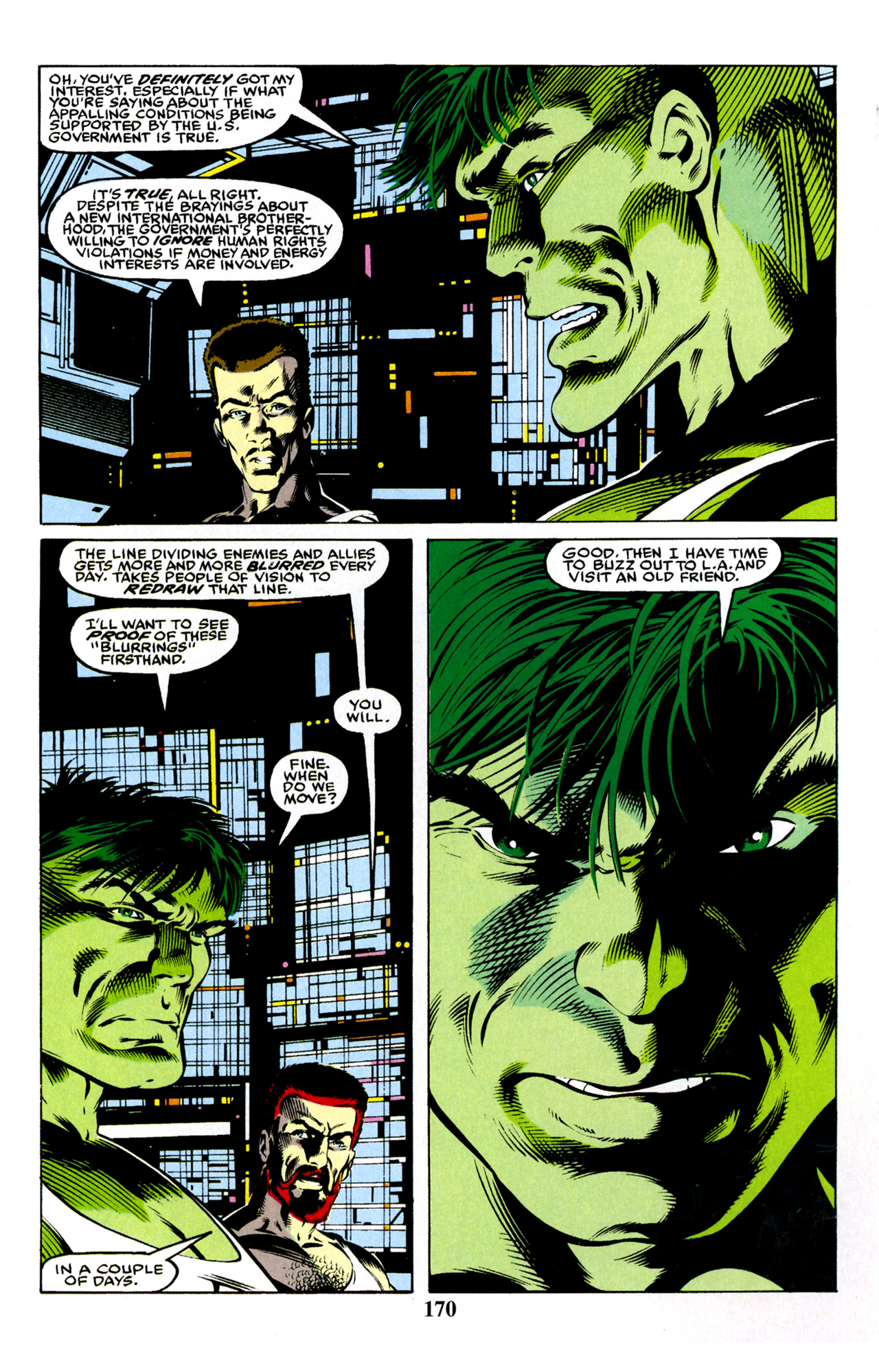 Read online Hulk Visionaries: Peter David comic -  Issue # TPB 7 - 169