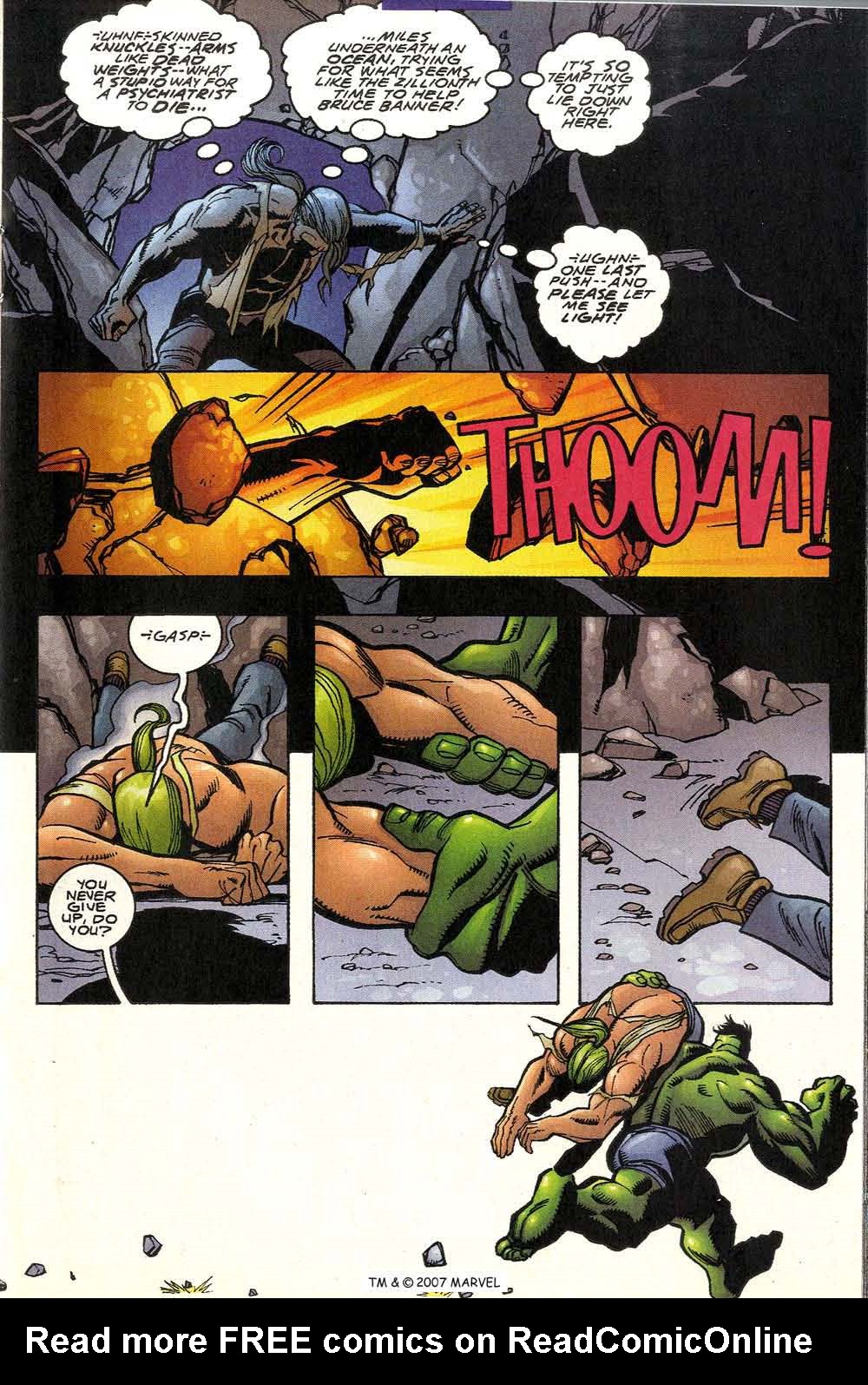 Read online Hulk (1999) comic -  Issue #11 - 17