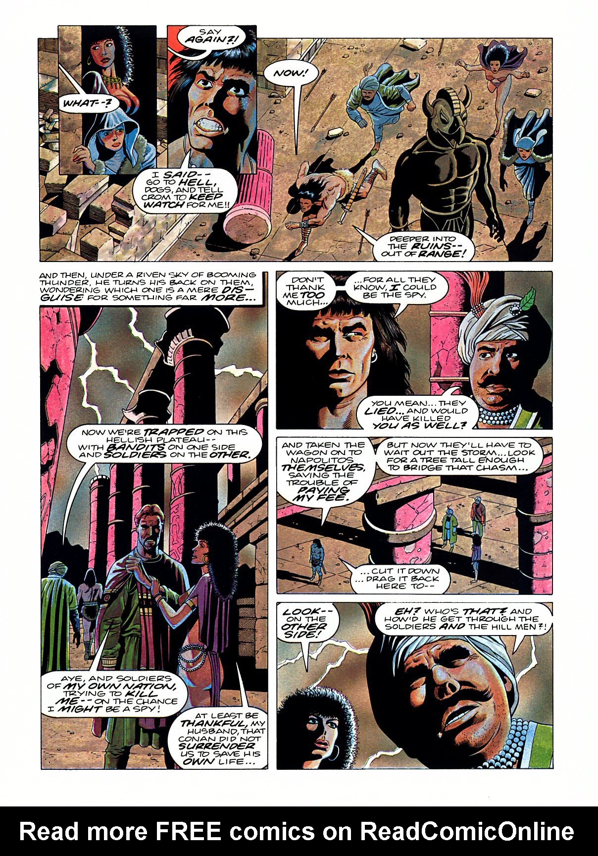 Read online Marvel Graphic Novel comic -  Issue #53 - Conan - The Skull of Set - 35