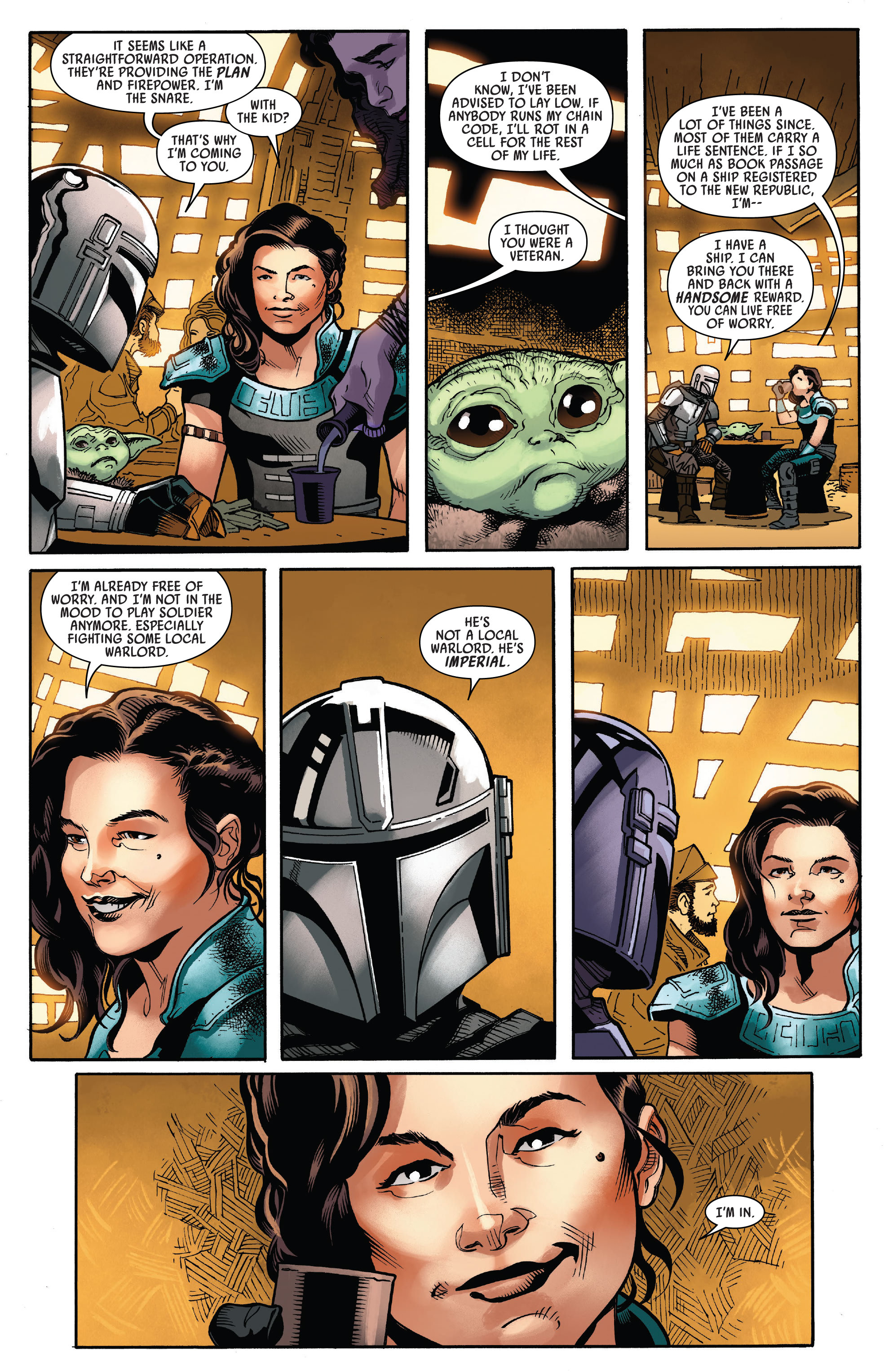 Read online Star Wars: The Mandalorian comic -  Issue #7 - 6