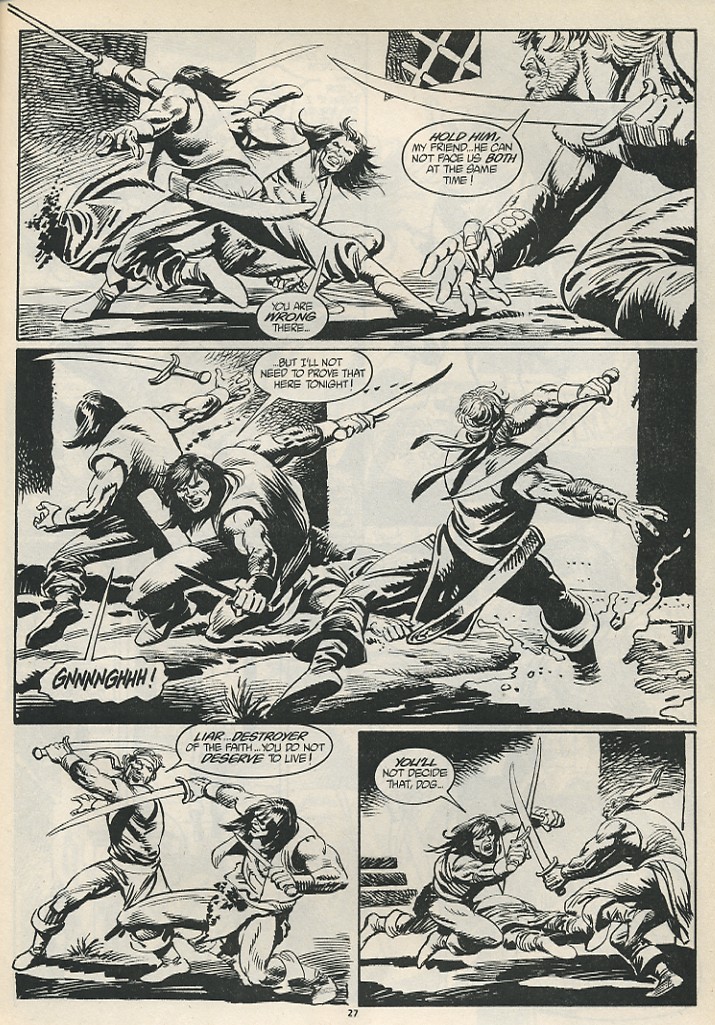 Read online The Savage Sword Of Conan comic -  Issue #181 - 29