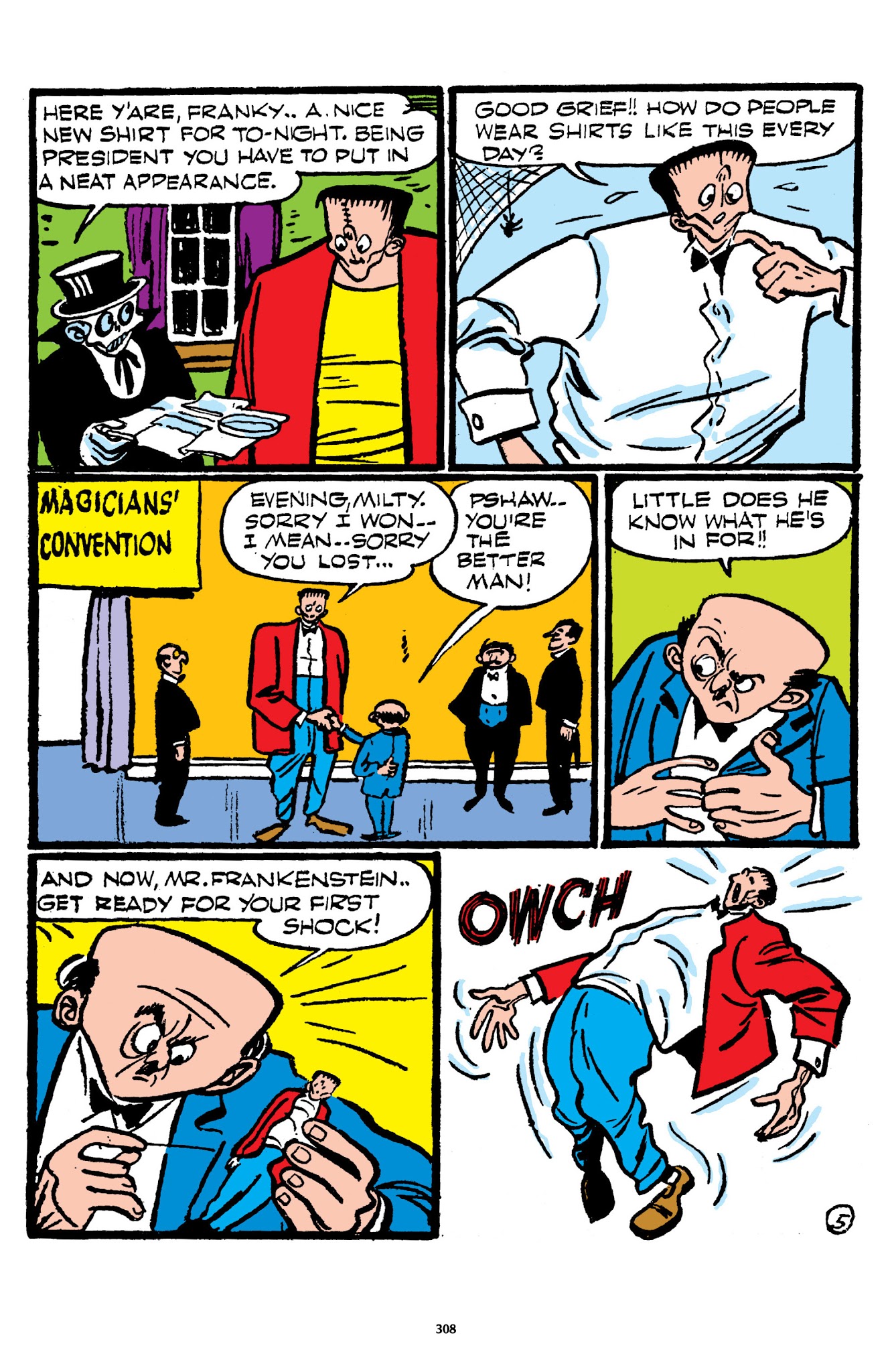 Read online Frankenstein: The Mad Science of Dick Briefer comic -  Issue # TPB - 302