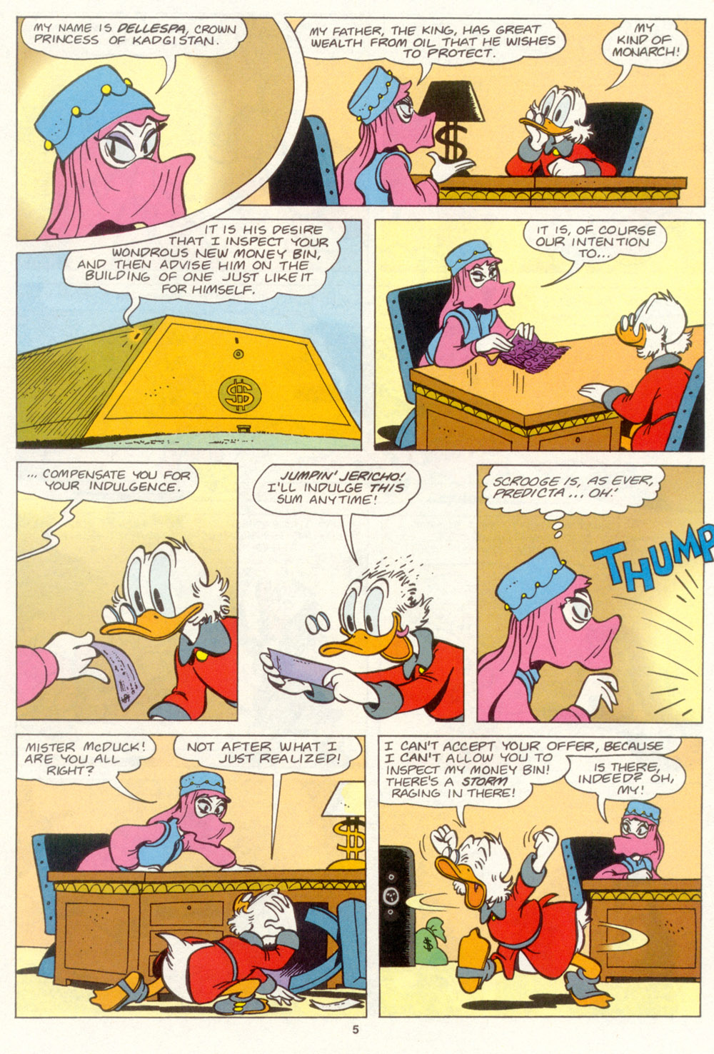Read online Uncle Scrooge (1953) comic -  Issue #267 - 6
