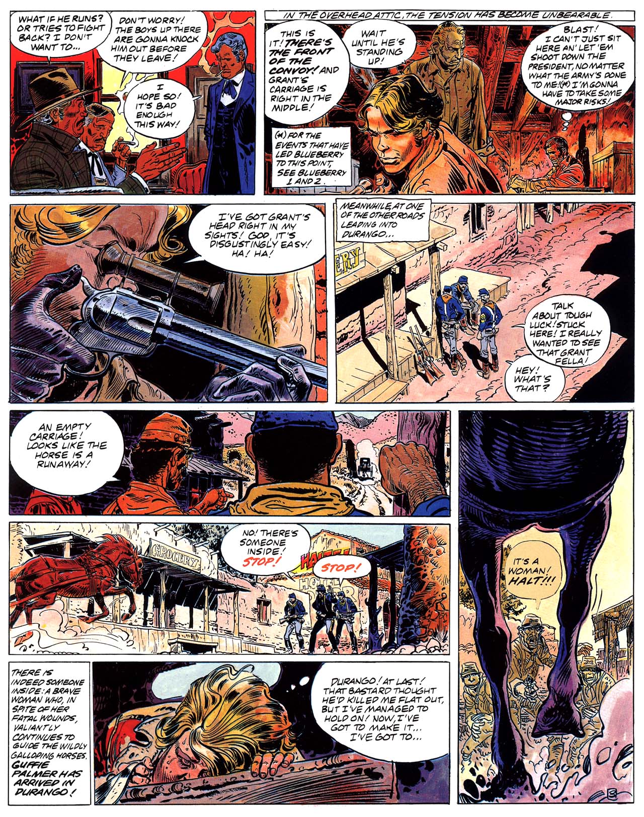 Read online Epic Graphic Novel: Blueberry comic -  Issue #3 - 8