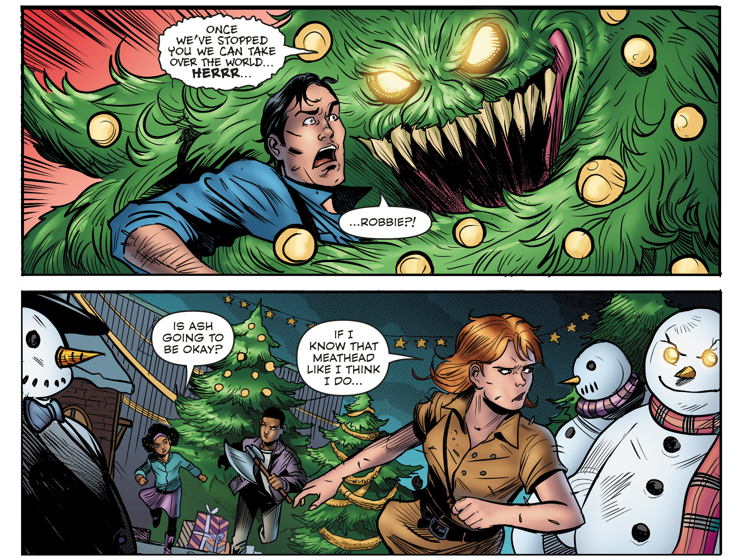 Read online Evil Dead 2: A Merry Deadite X-Mas comic -  Issue #2 - 13