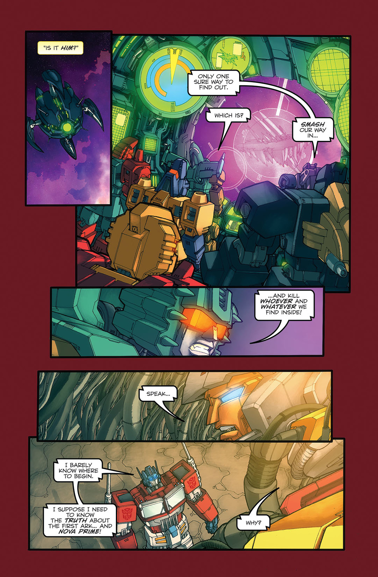 Read online Transformers Spotlight: Optimus Prime comic -  Issue # Full - 9