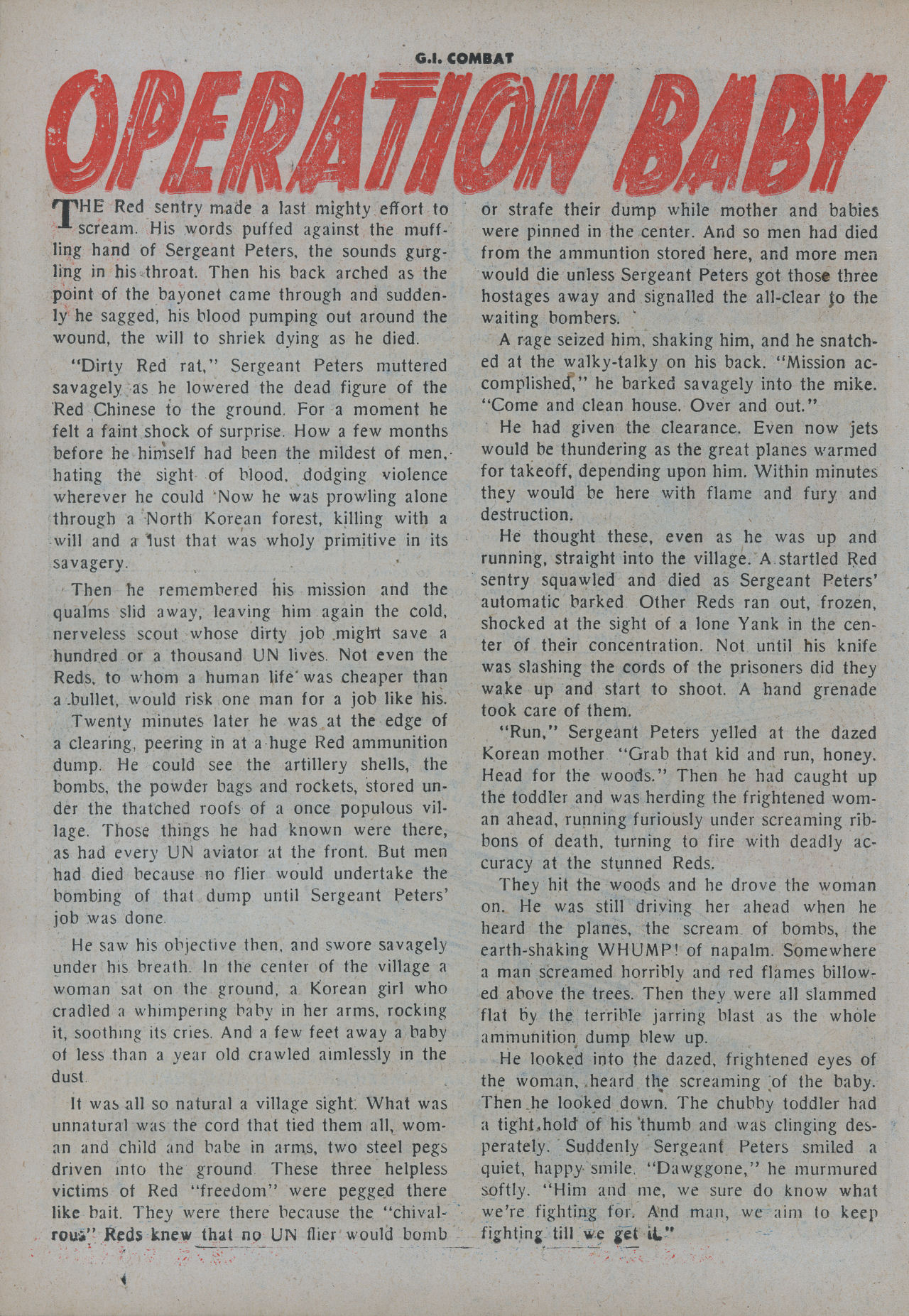 Read online G.I. Combat (1952) comic -  Issue #6 - 26
