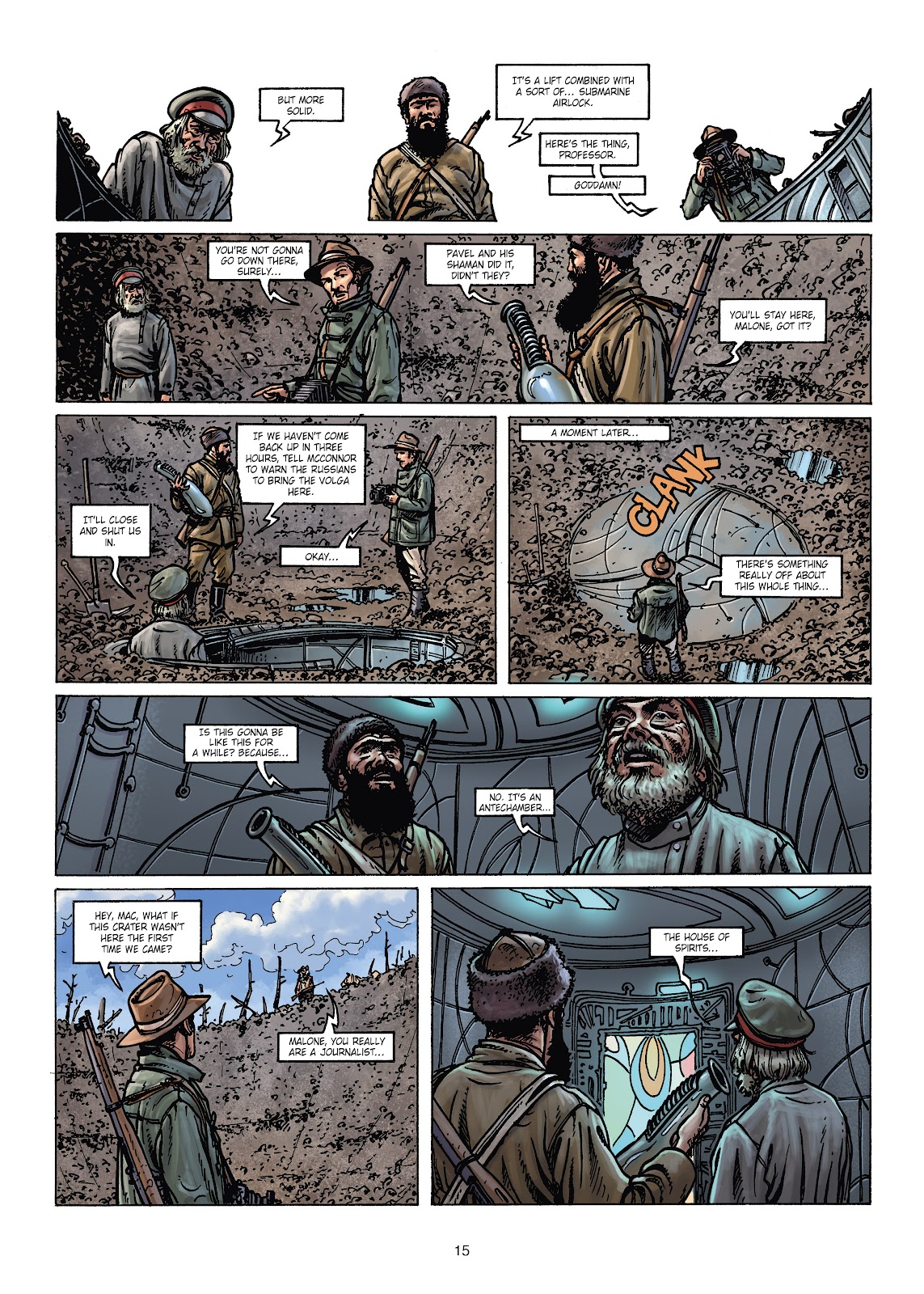 War of the World War One Vol. 3: The Monsters from Mars issue Full - Page 15