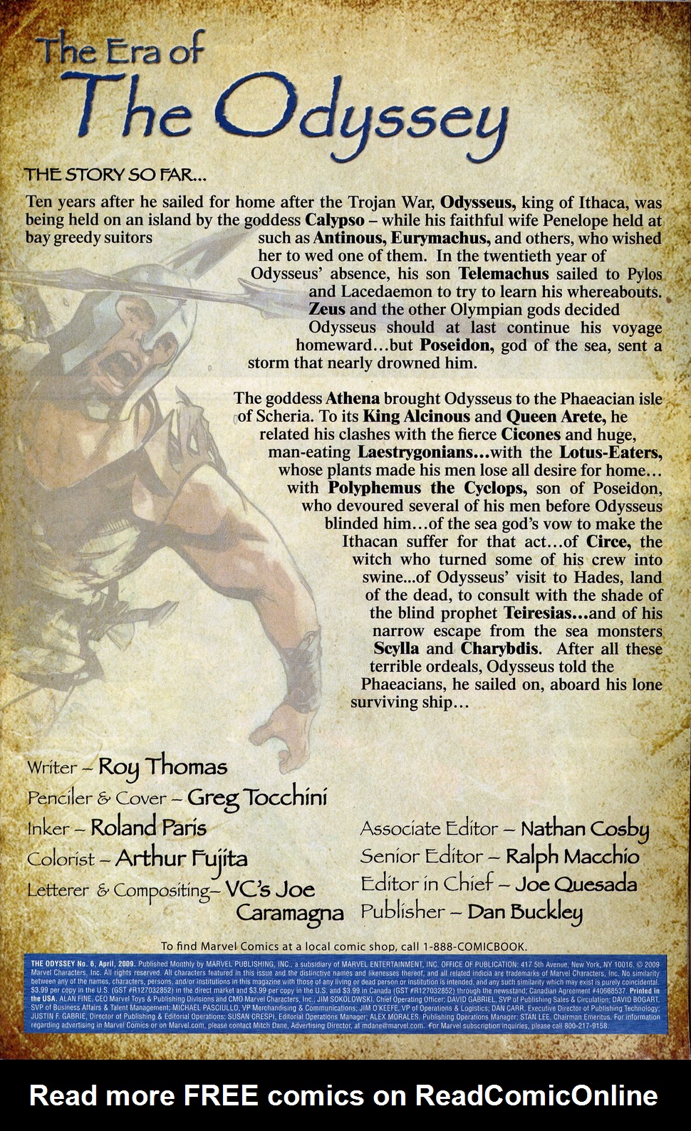 Read online The Odyssey comic -  Issue #6 - 2