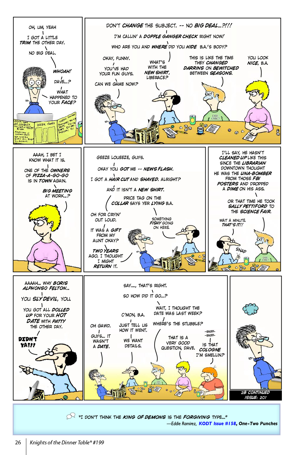 Read online Knights of the Dinner Table comic -  Issue #199 - 28