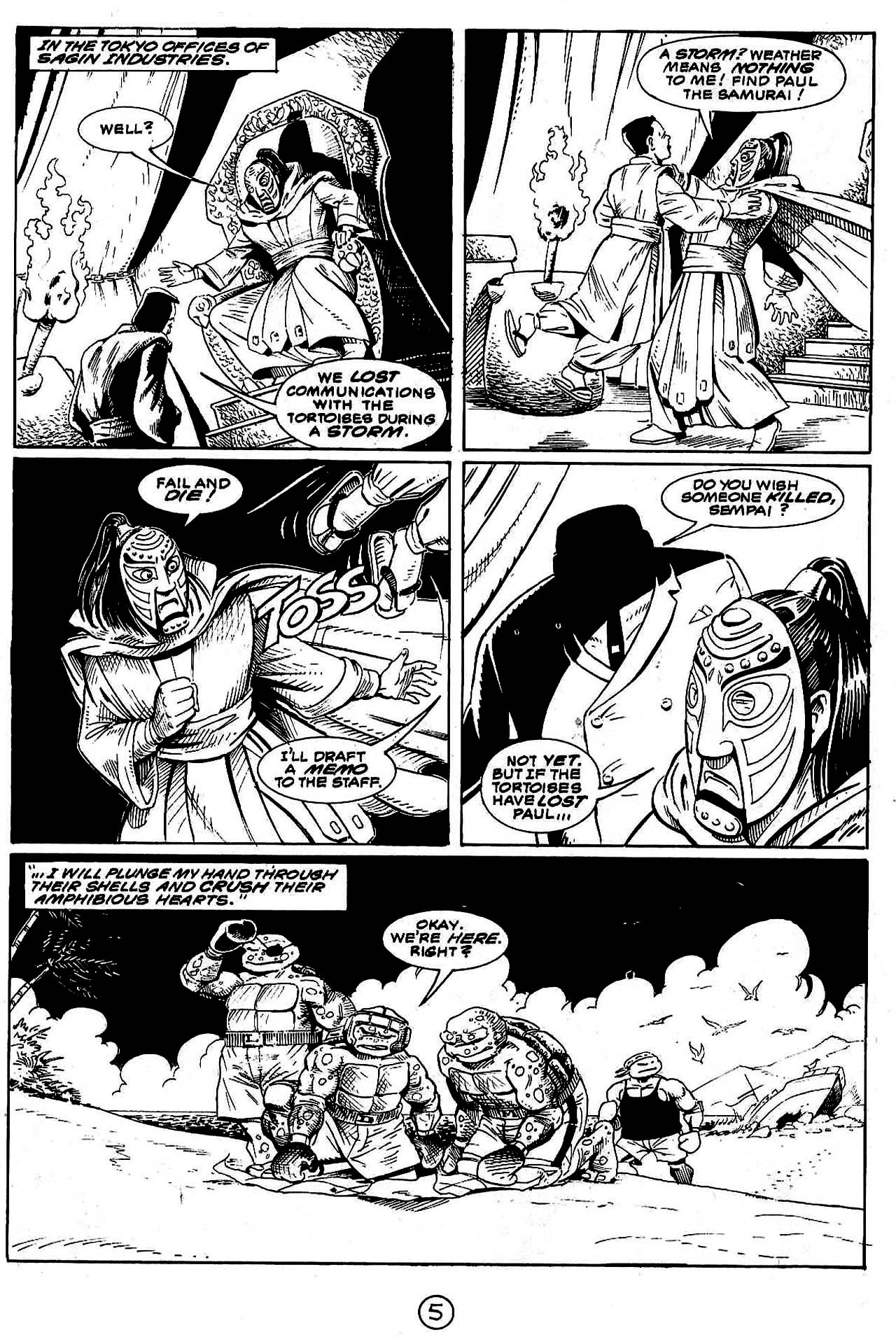 Read online Paul the Samurai (1992) comic -  Issue #7 - 6