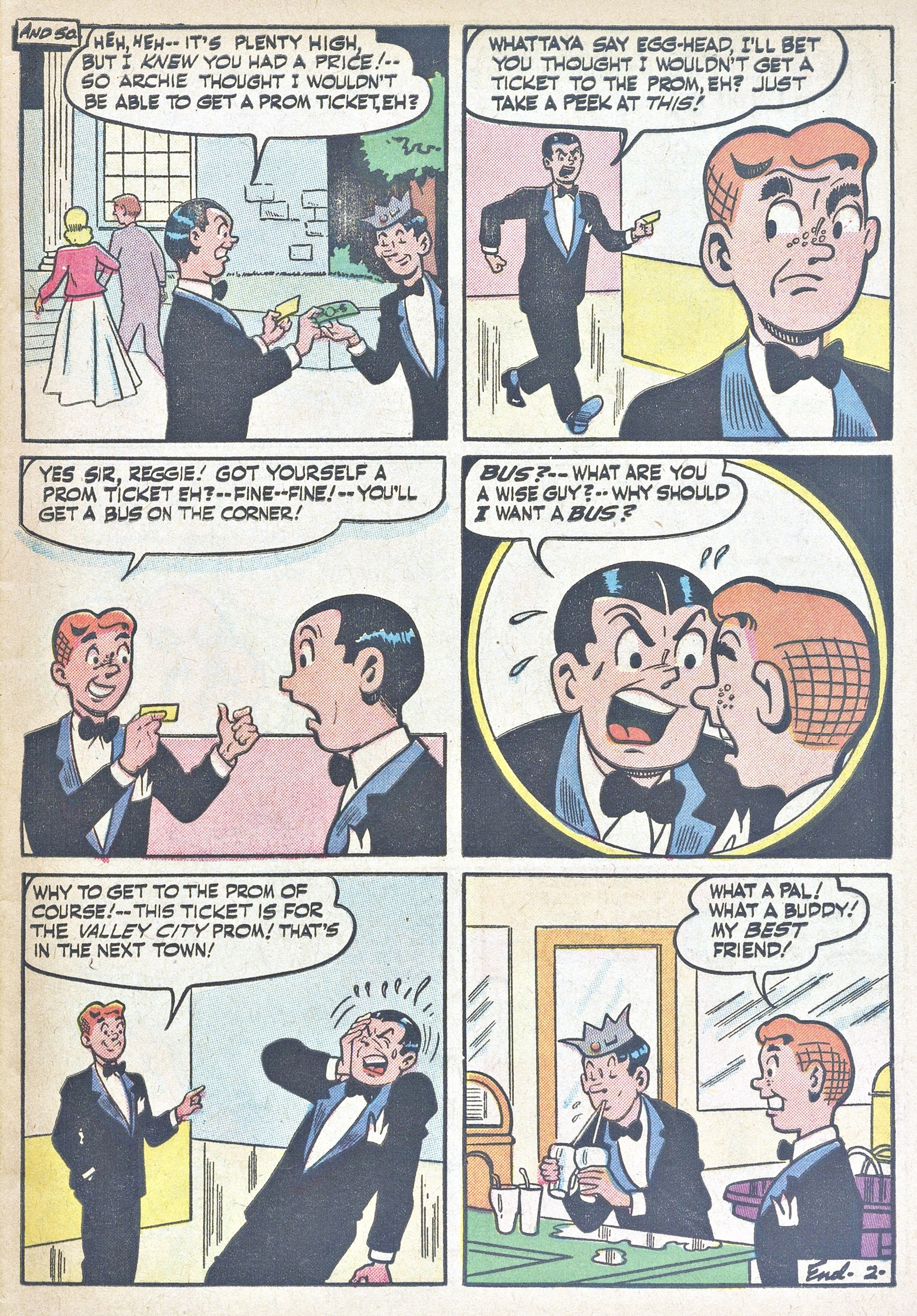 Read online Archie's Rival Reggie comic -  Issue #9 - 7