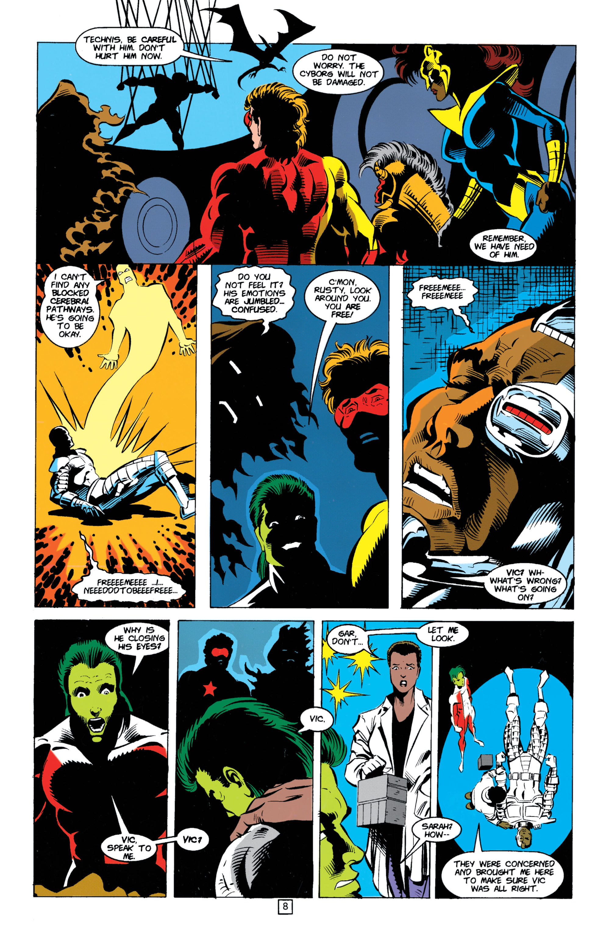 Read online The New Titans (1988) comic -  Issue #106 - 8