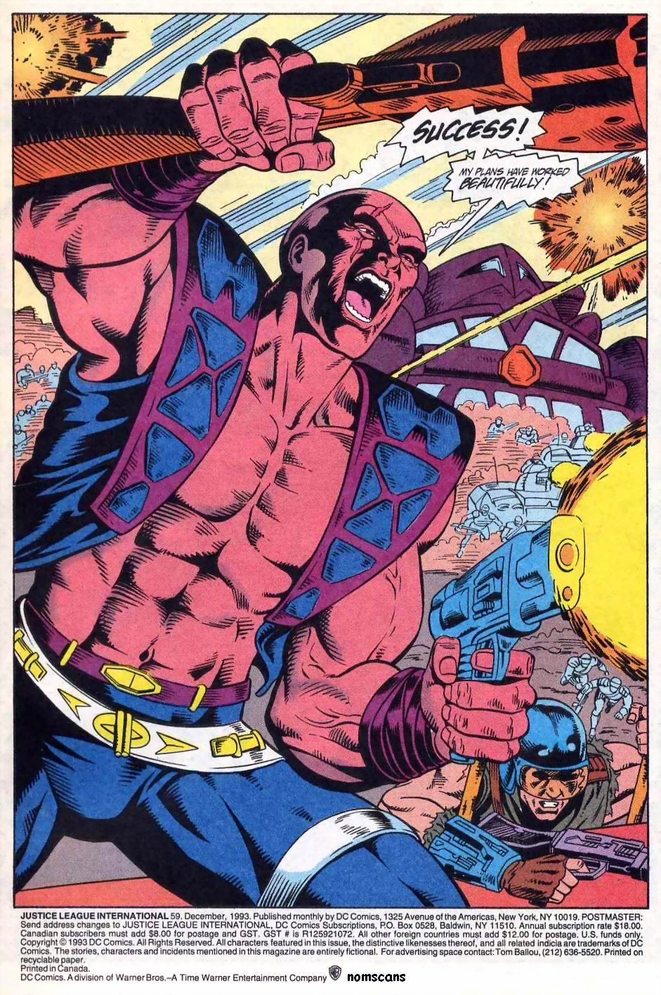 Read online Justice League International (1993) comic -  Issue #59 - 2