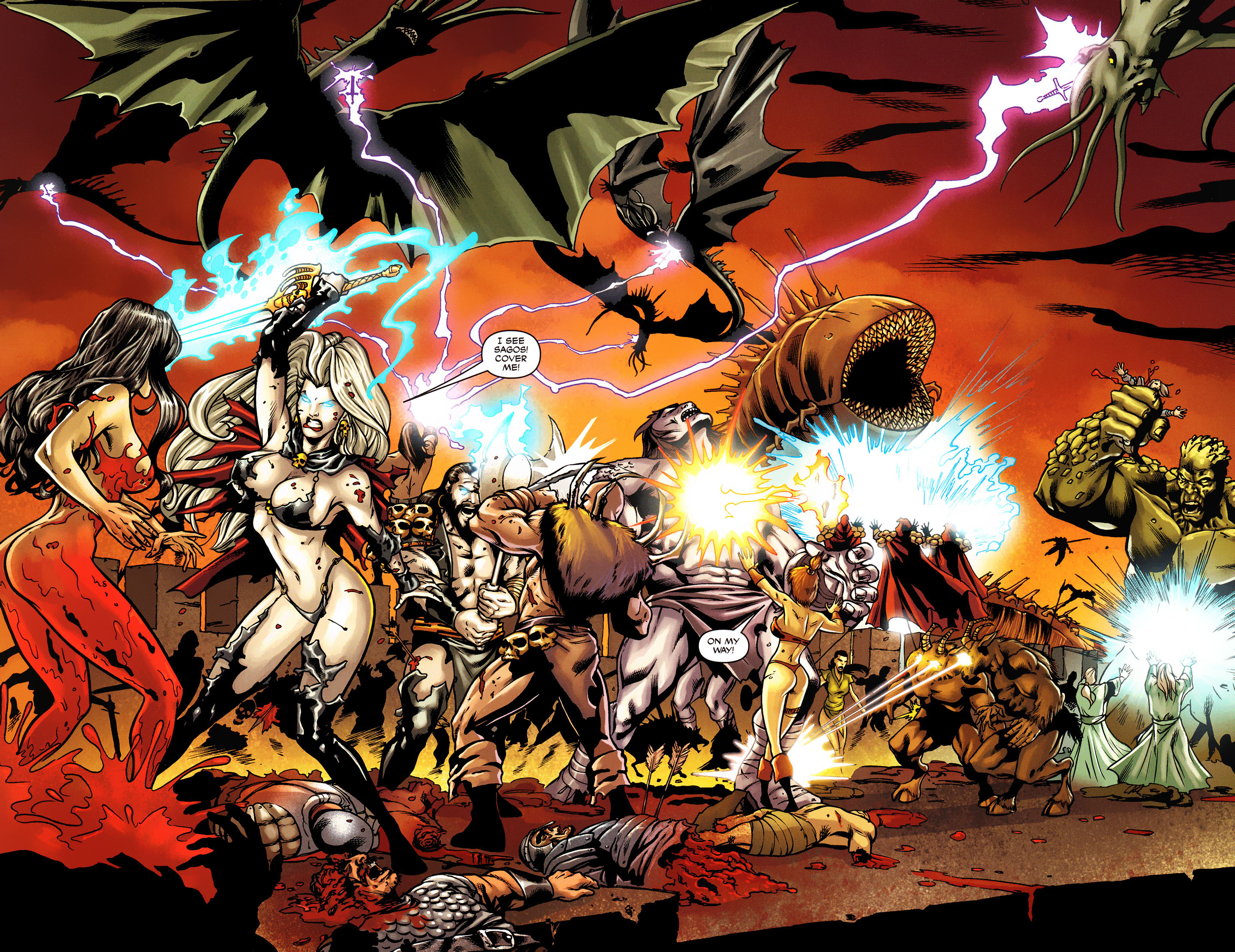 Read online Lady Death: Origins - Cursed comic -  Issue #3 - 9