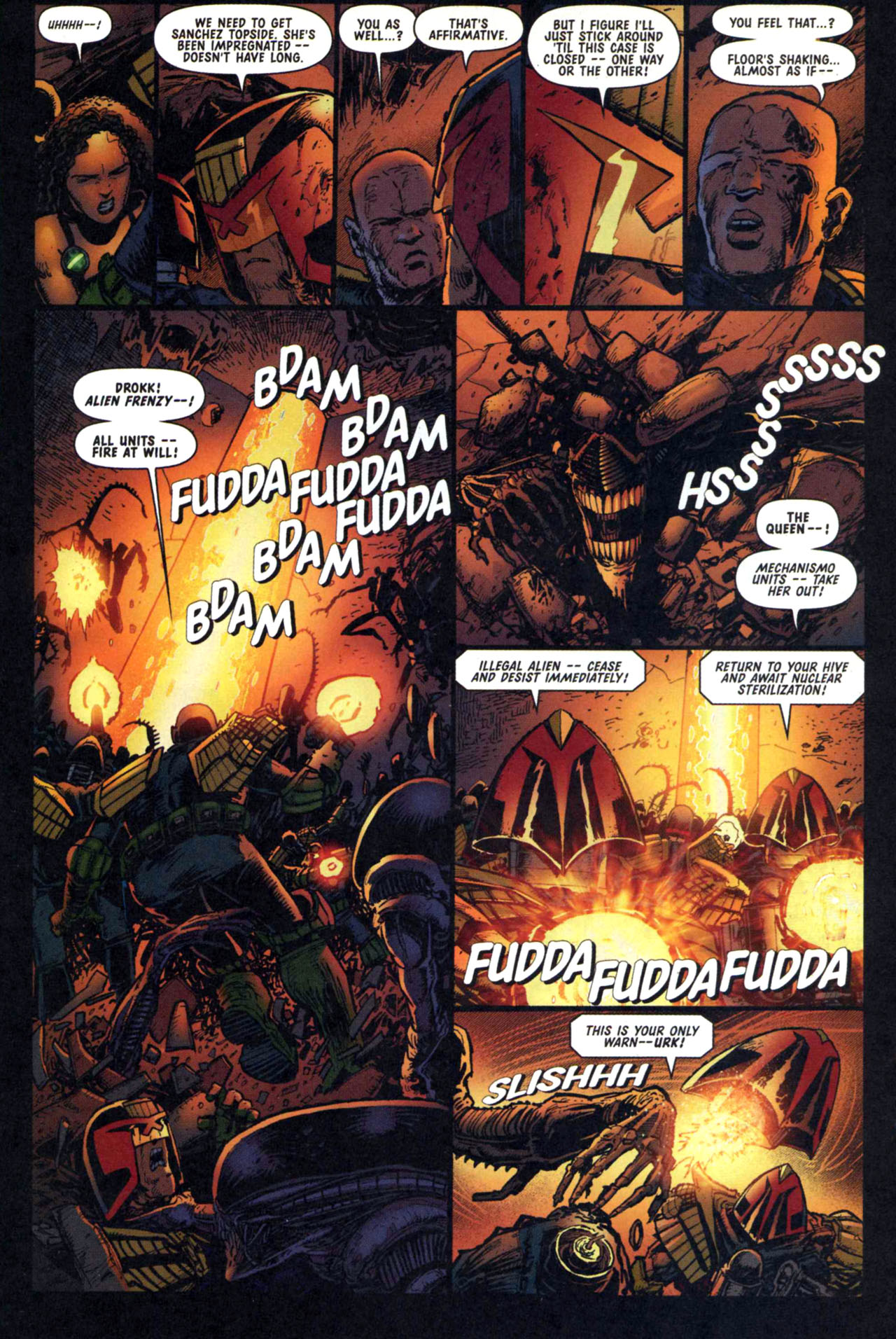 Read online Judge Dredd Vs. Aliens:  Incubus comic -  Issue #4 - 21