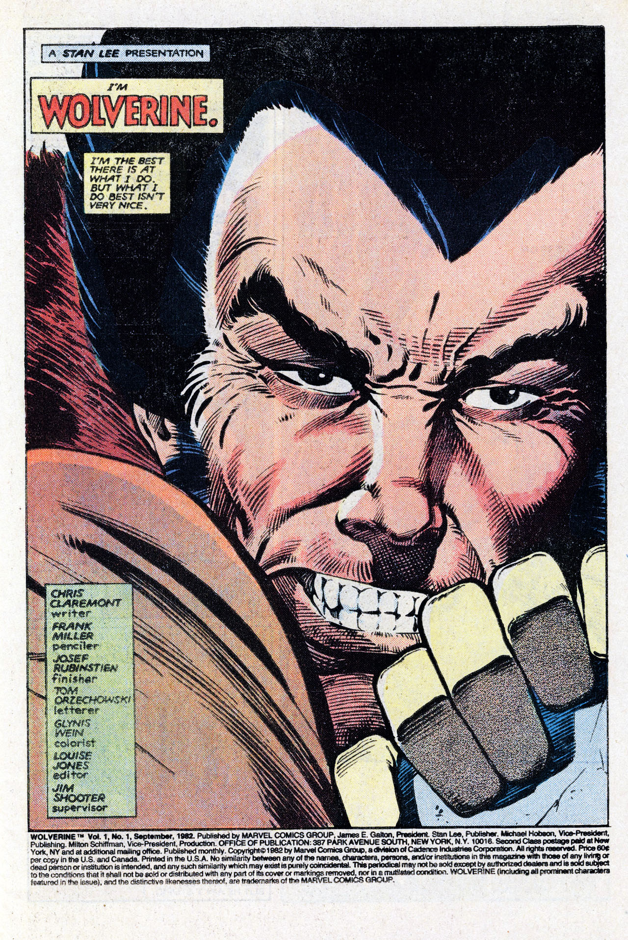 Read online Wolverine (1982) comic -  Issue #1 - 3