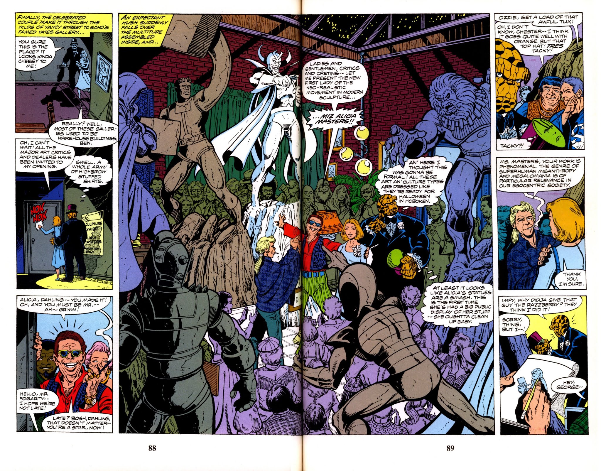 Read online Fantastic Four Visionaries: George Perez comic -  Issue # TPB 2 (Part 1) - 88