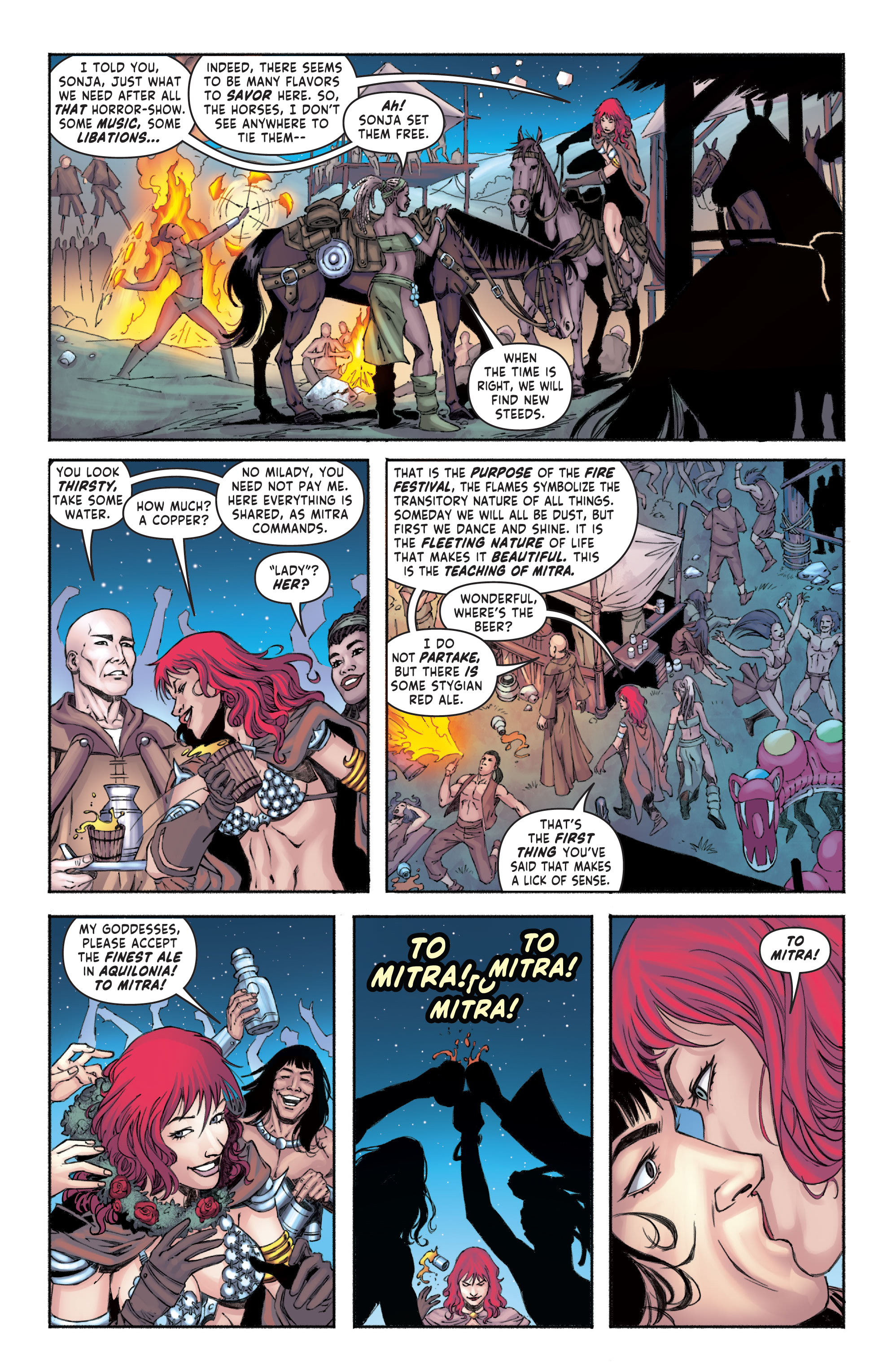Read online Red Sonja: The Price of Blood comic -  Issue #1 - 9
