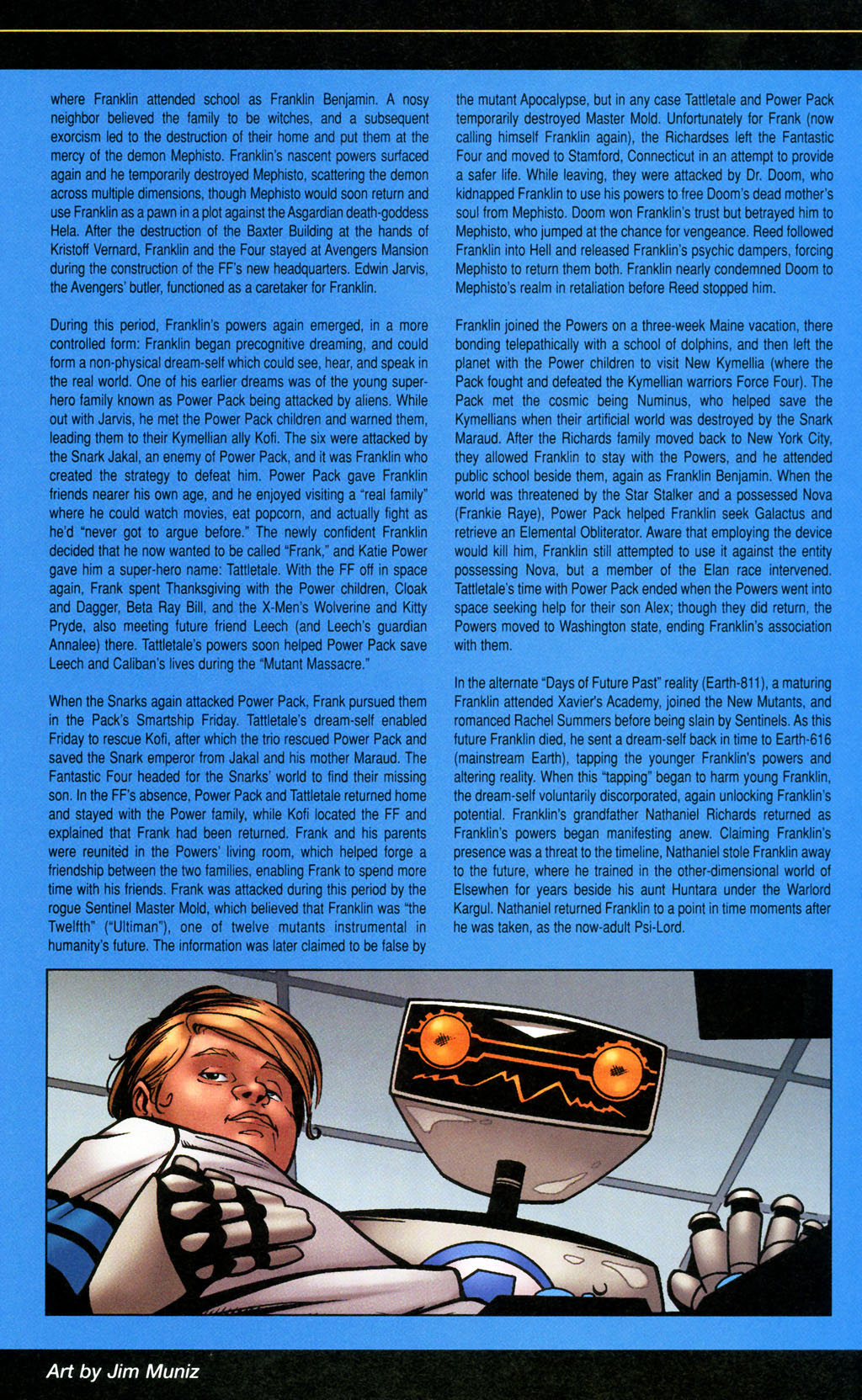 Read online Official Handbook of the Marvel Universe: Fantastic Four 2005 comic -  Issue # Full - 35