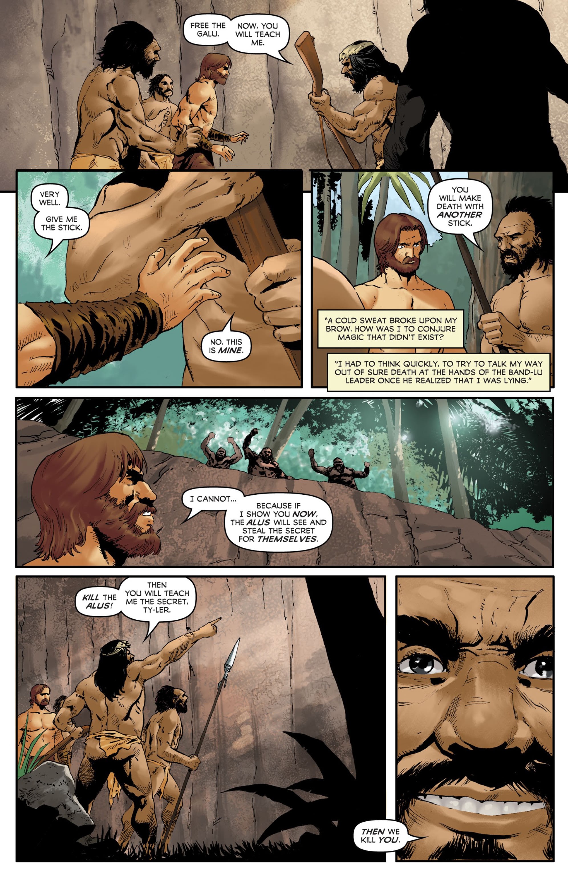 Read online The Land That Time Forgot: Fearless comic -  Issue #2 - 11