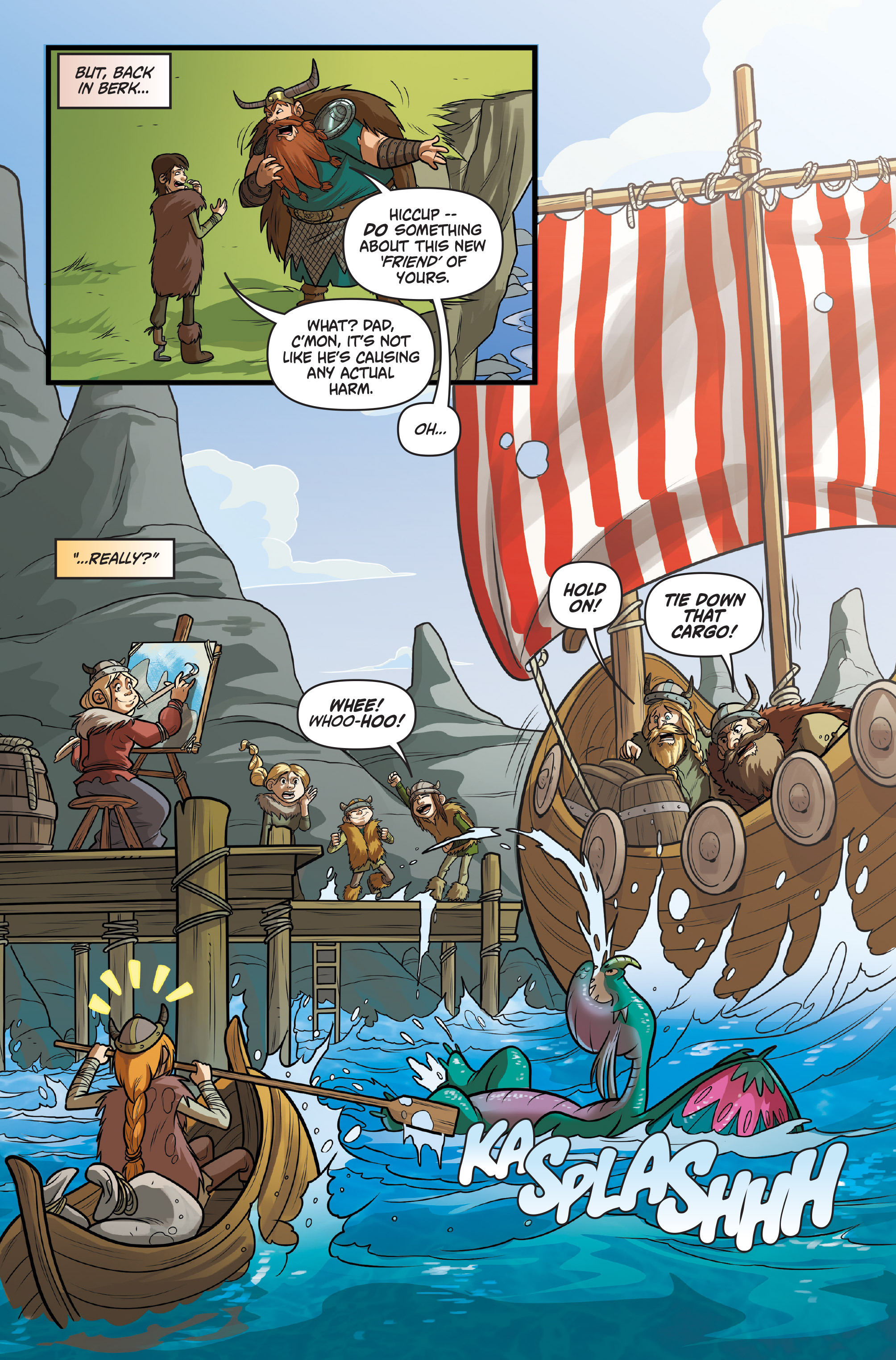 Read online DreamWorks Dragons: Defenders of Berk Collection: Fire & Ice comic -  Issue # TPB - 47