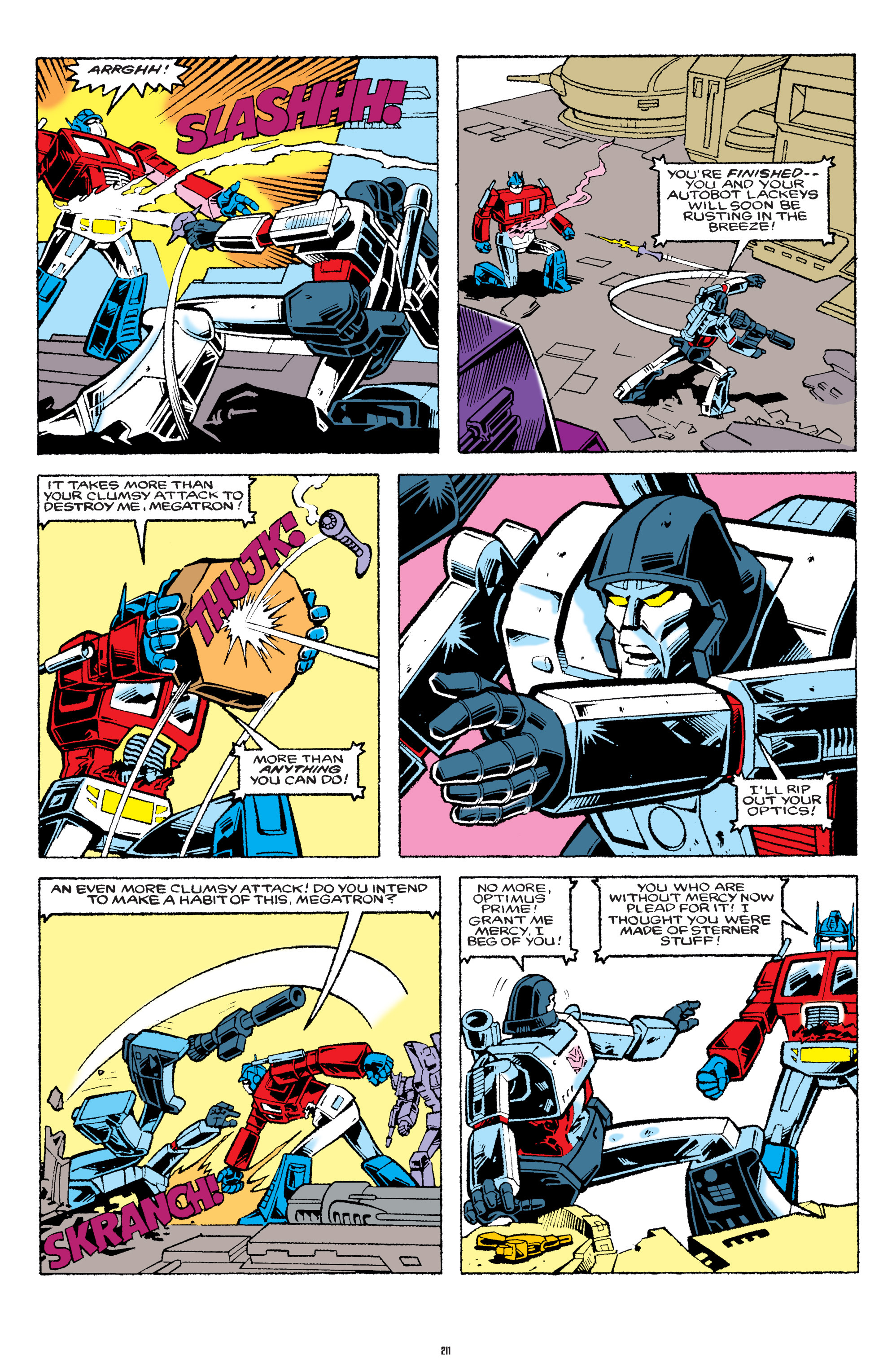 Read online The Transformers Classics comic -  Issue # TPB 7 - 210