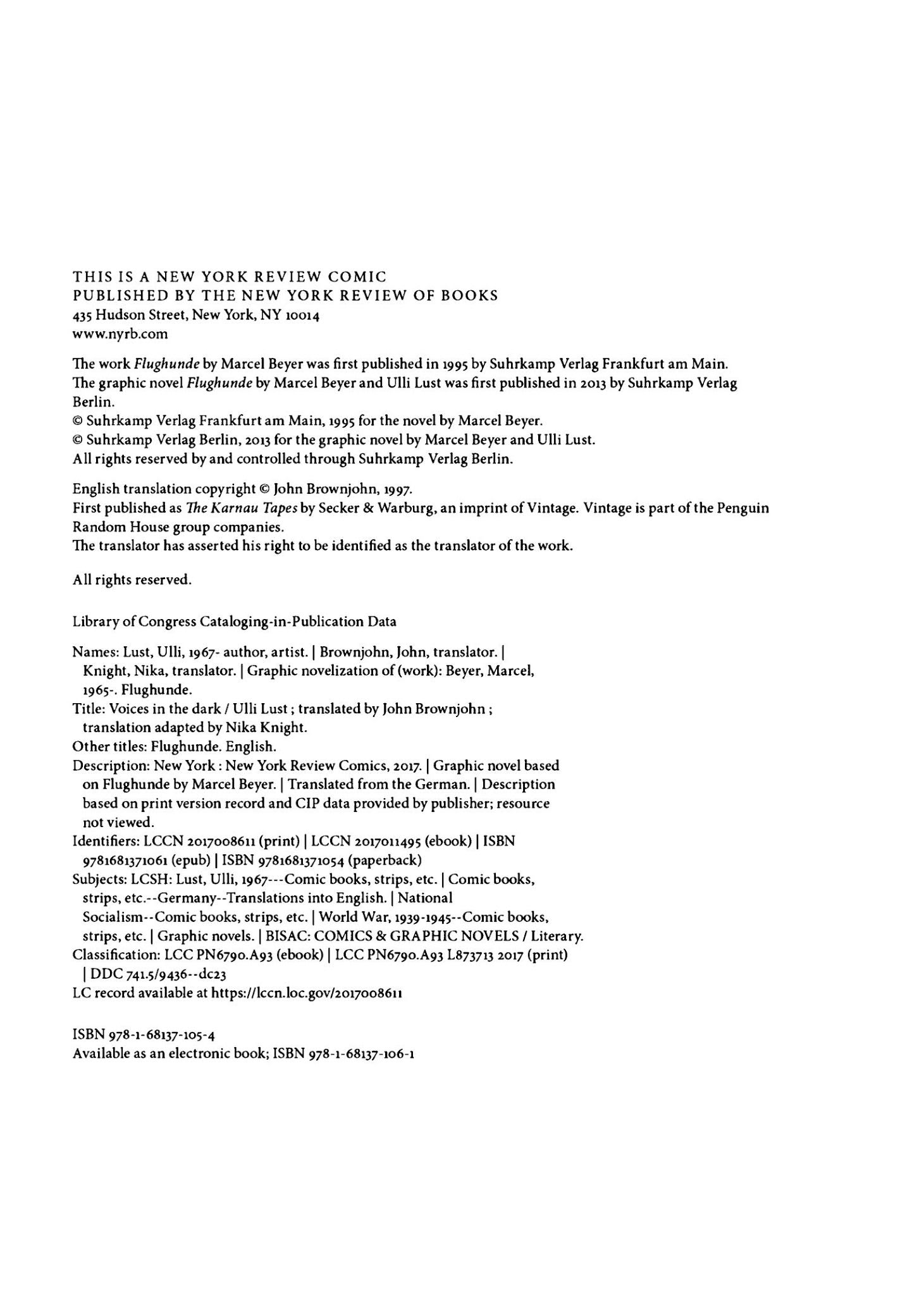 Read online Voices in the Dark comic -  Issue # TPB - 4