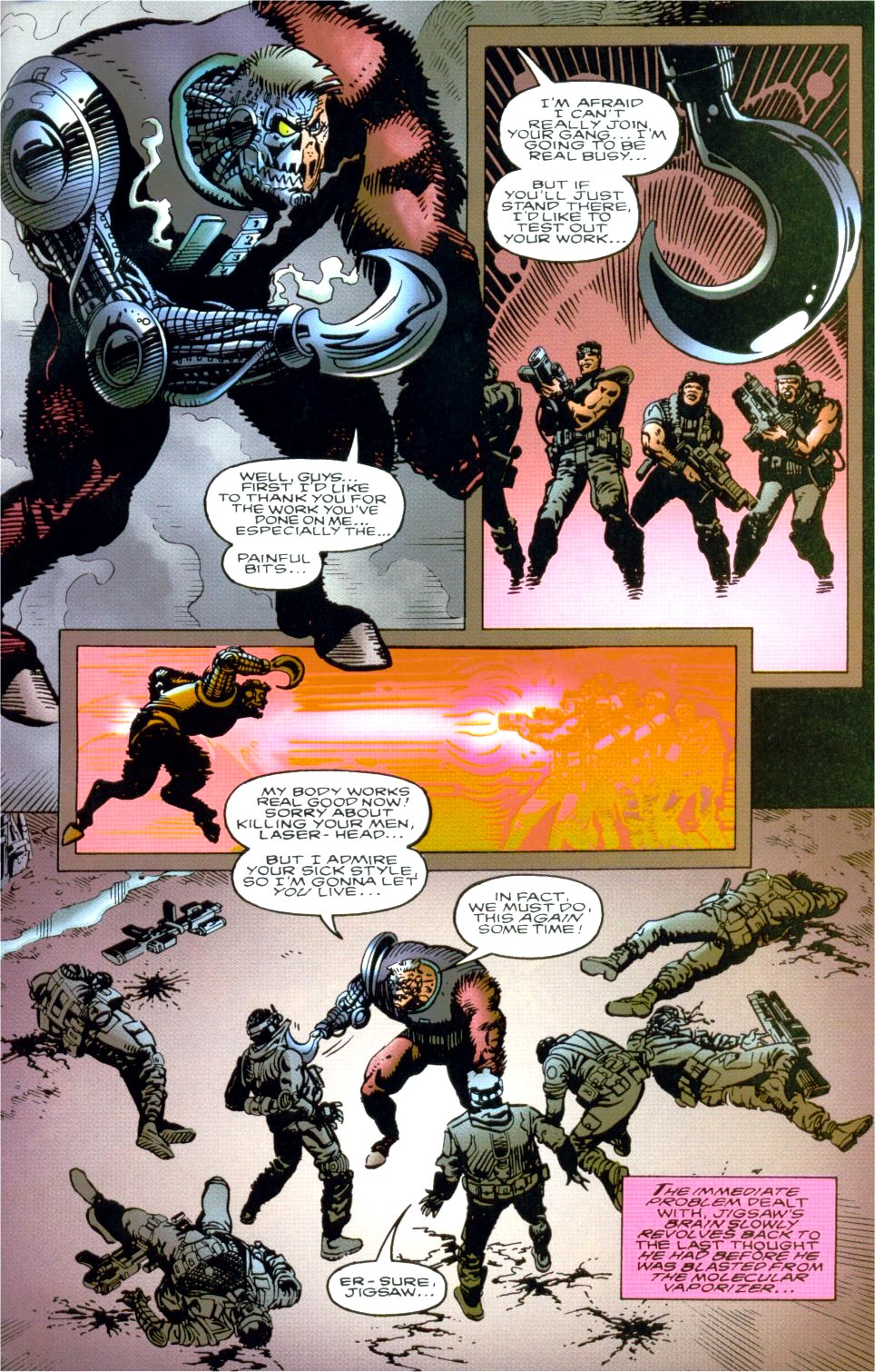 Read online Punisher 2099 comic -  Issue #29 - 22