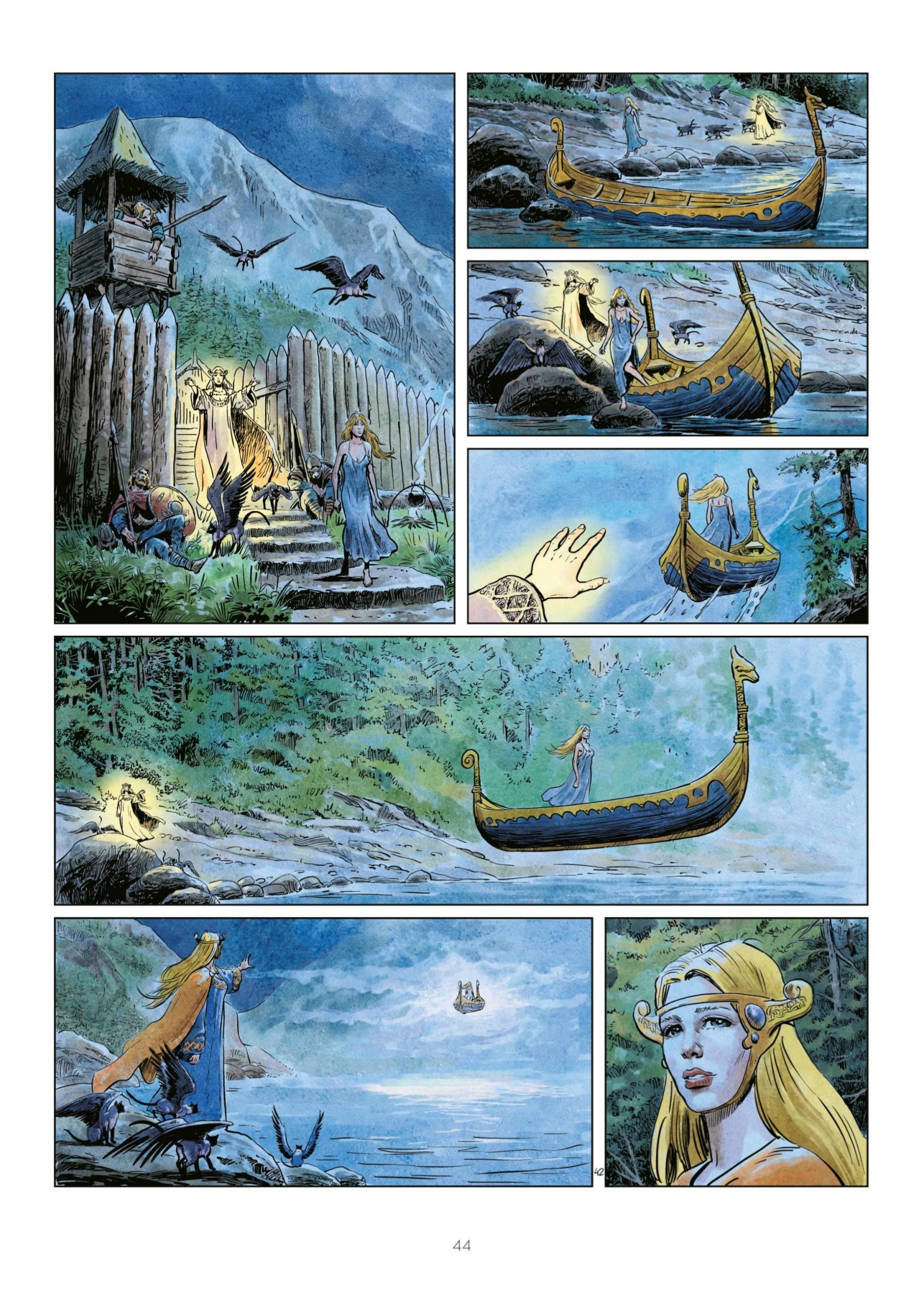 Read online The World of Thorgal: Wolfcub comic -  Issue #7 - 46