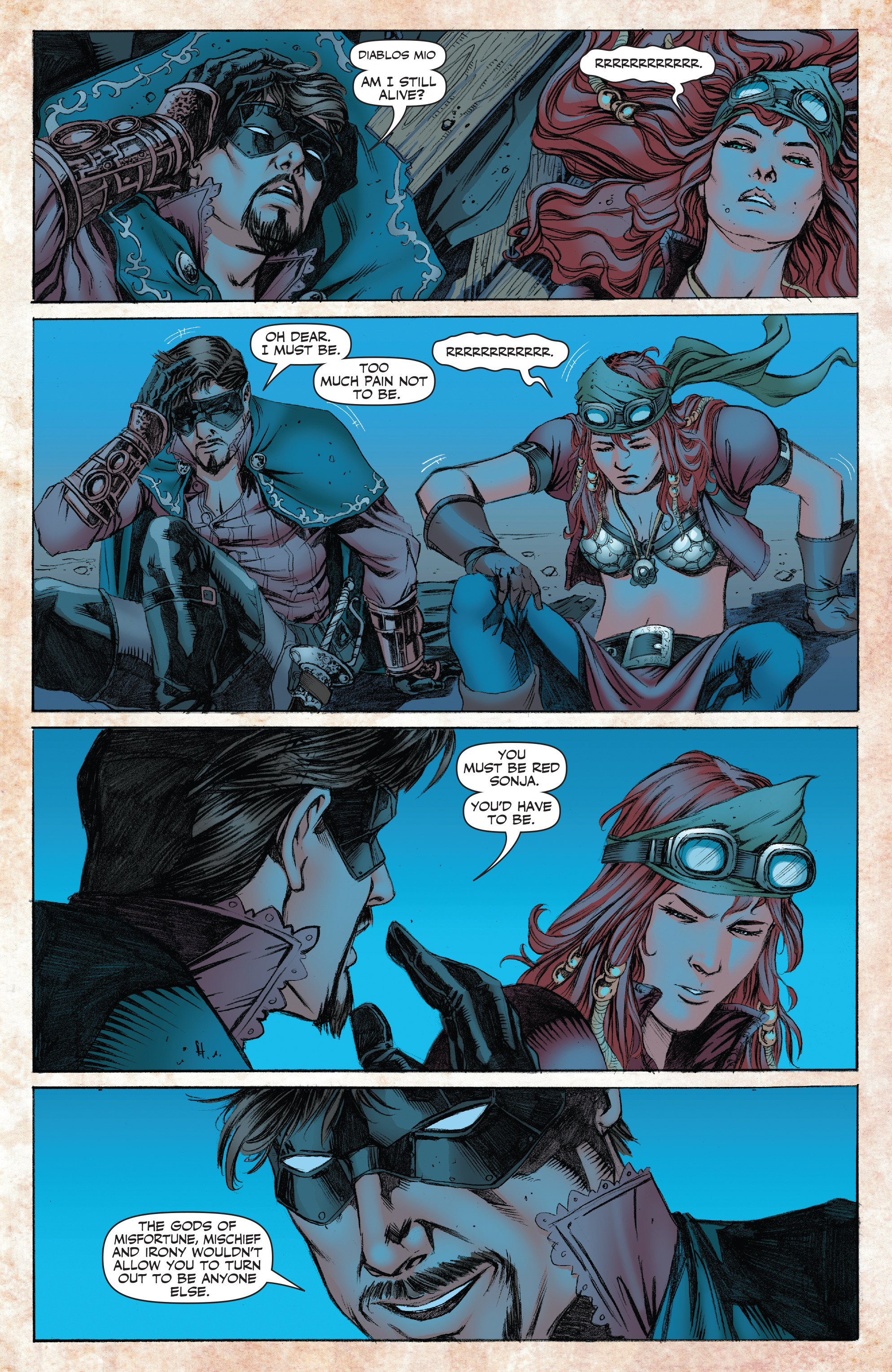 Read online Legenderry: A Steampunk Adventure comic -  Issue #6 - 14