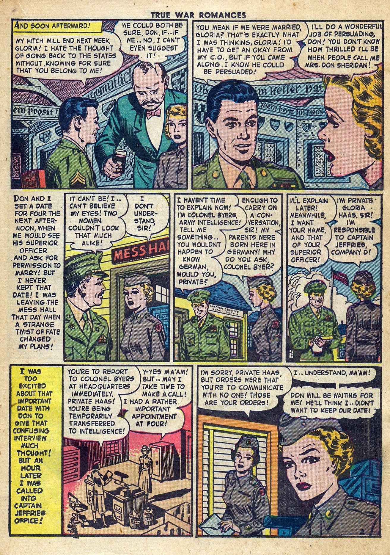Read online True War Romances comic -  Issue #10 - 19