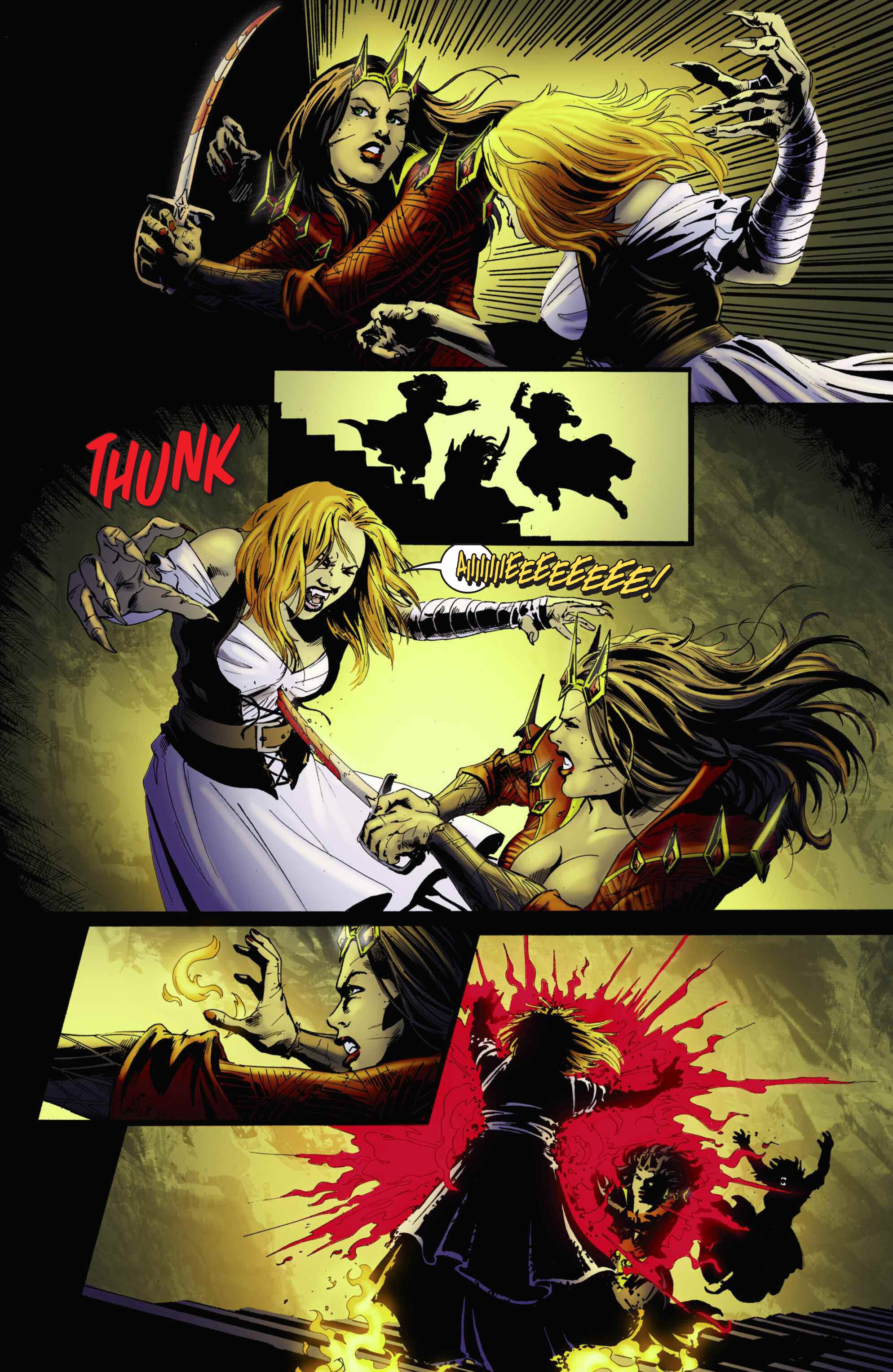 Read online Blood Queen Vs. Dracula comic -  Issue #3 - 14