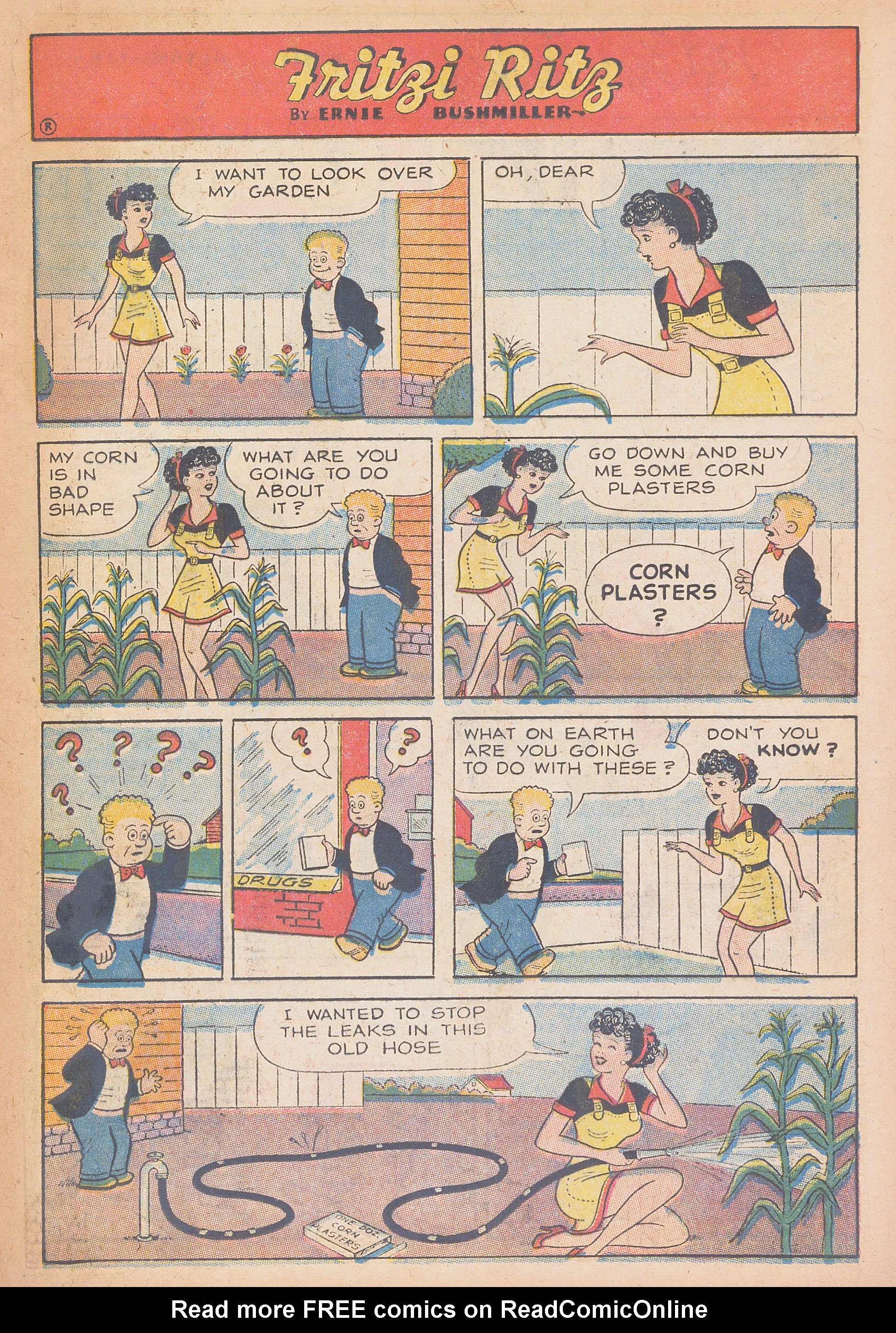 Read online Fritzi Ritz (1953) comic -  Issue #38 - 13