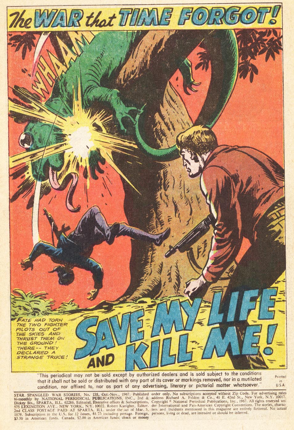 Read online Star Spangled War Stories (1952) comic -  Issue #135 - 2