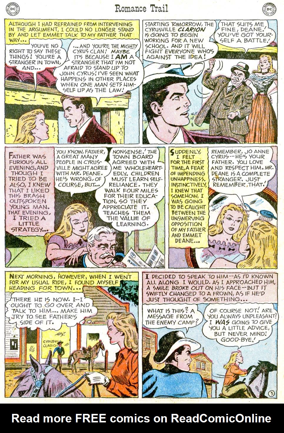 Read online Romance Trail comic -  Issue #5 - 19