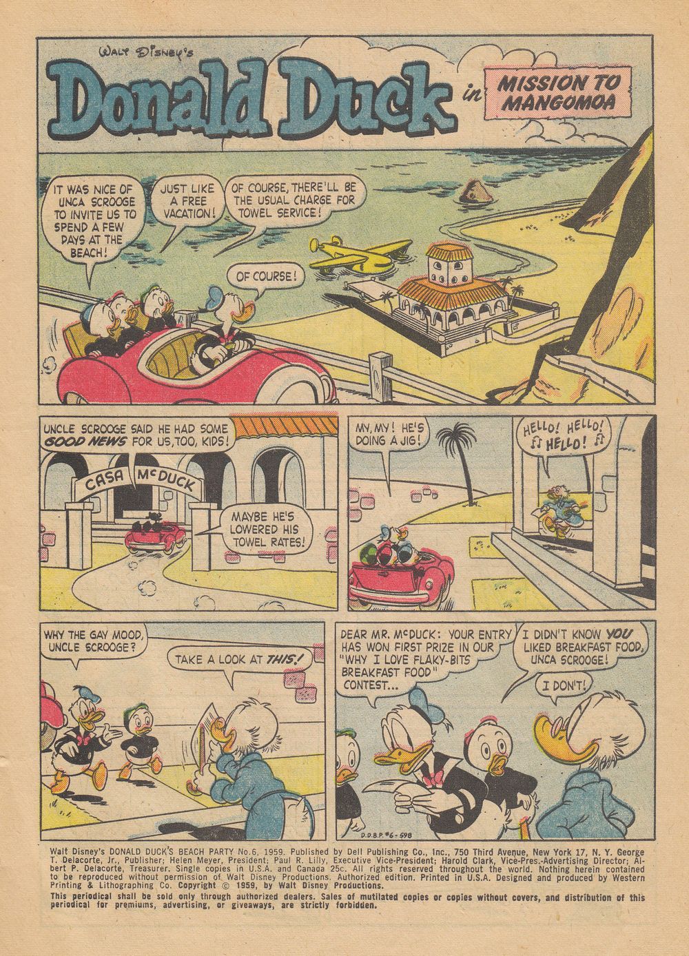 Read online Donald Duck Beach Party comic -  Issue #6 - 3