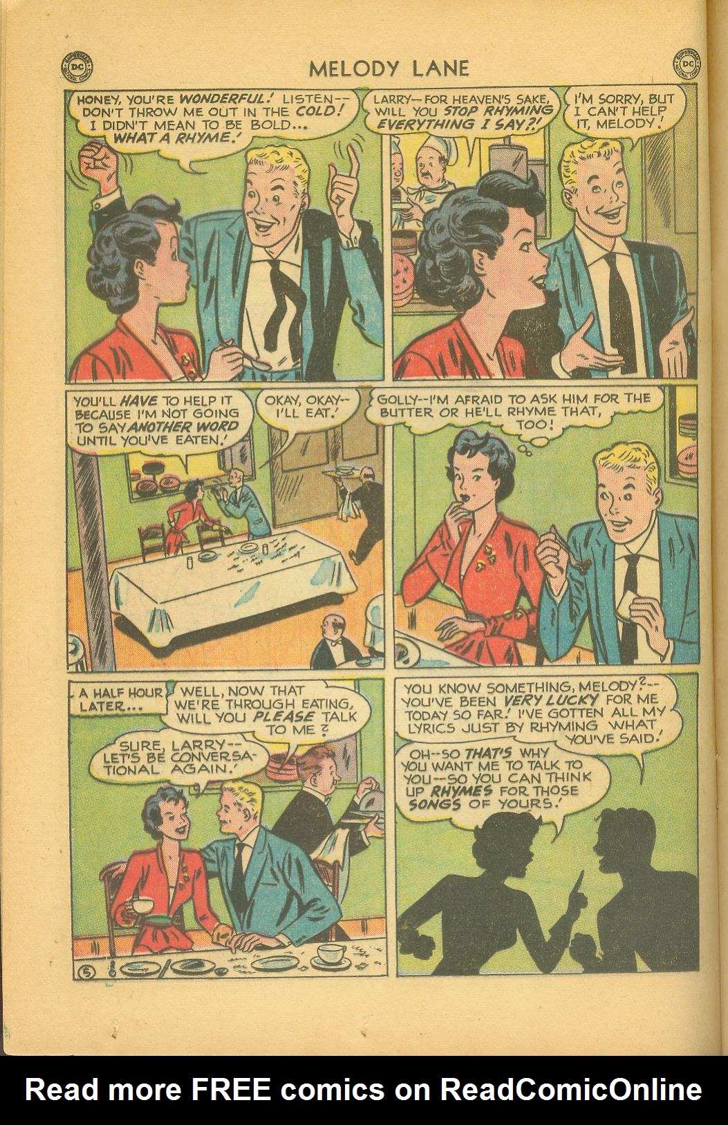 Read online Miss Melody Lane of Broadway comic -  Issue #1 - 18