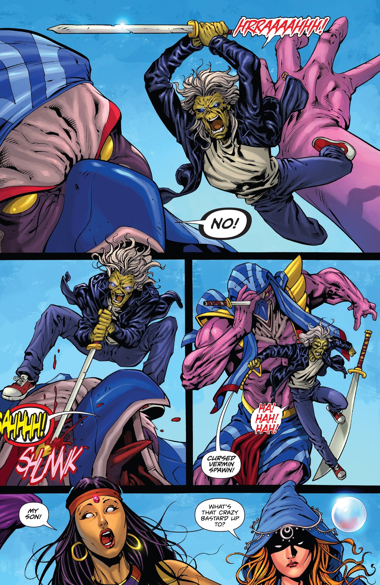 Read online Iron Maiden: Legacy of the Beast comic -  Issue #2 - 23
