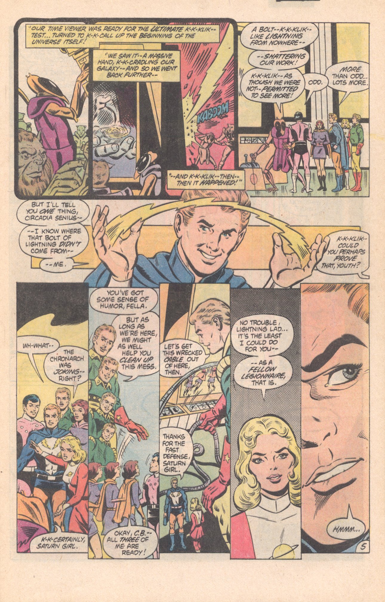 Legion of Super-Heroes (1980) 295 Page 5