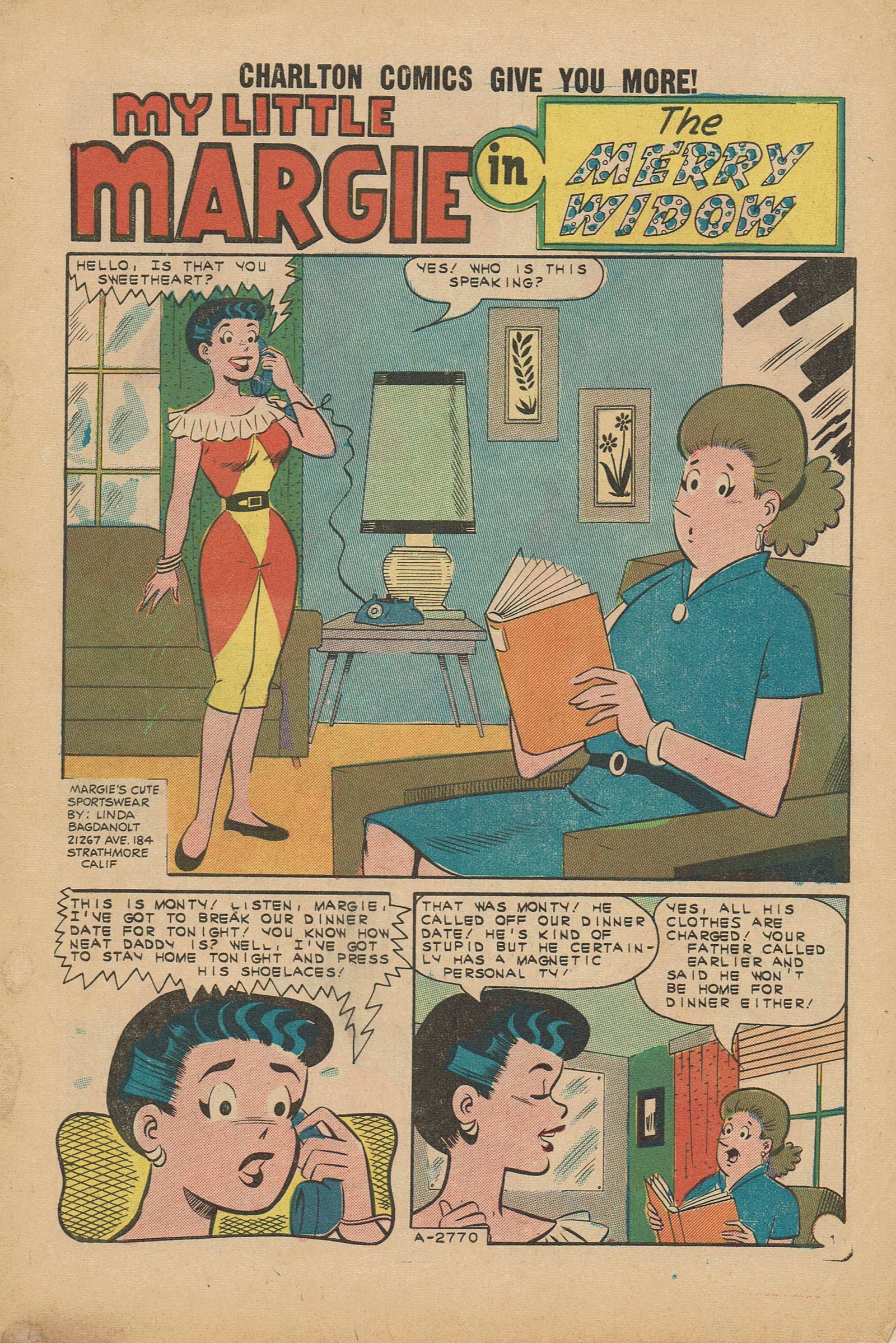 Read online My Little Margie (1954) comic -  Issue #48 - 3